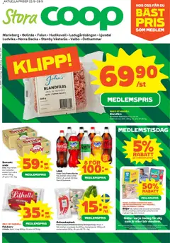 Stora Coop - Bollnäs - Förhandsvisning av reklamblad från butik Stora Coop aktuell från 22.09.2025