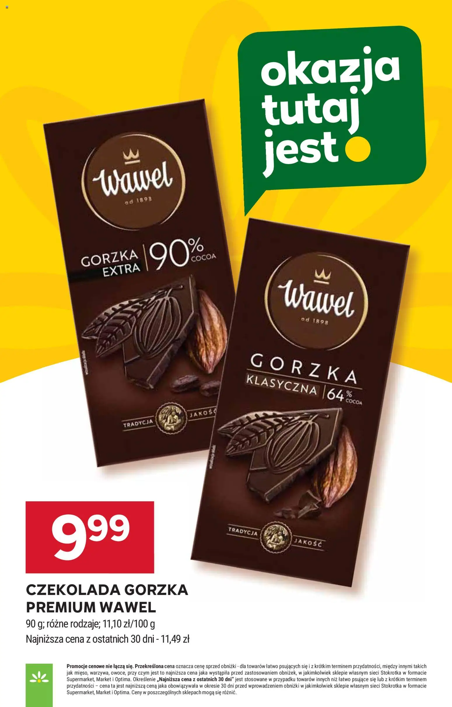 Stokrotka gazetka od 05.03.2026 | Strona: 26 | Produkty: Stokrotka, Czekolada gorzka, Czekolada