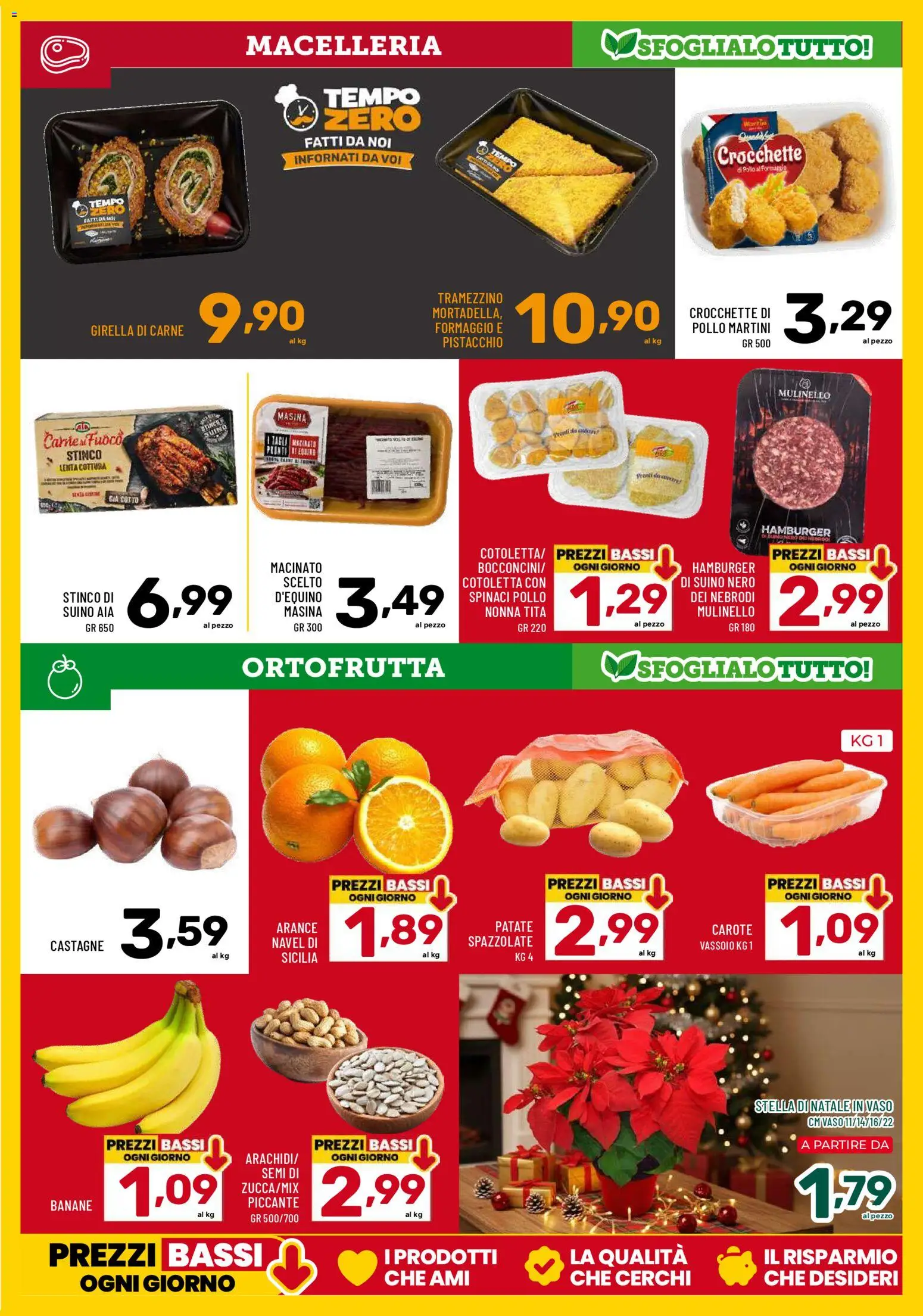 Volantino Il Centesimo del 25.11.2025 | Pagina: 9 | Prodotti: Formaggio, Spinaci, Crocchette, Macinato