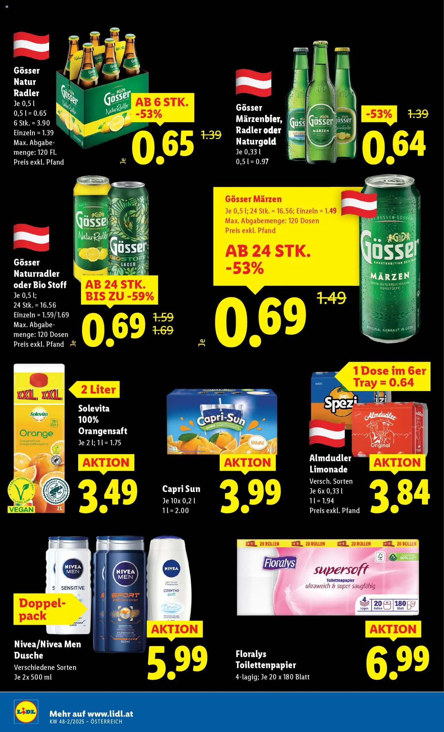 Lidl Flugblatt - Eisenstadt, Ebenfurth, Mattersburg gültig ab 27.11.2025 | Seite: 16 | Produkte: Dusche, Creme