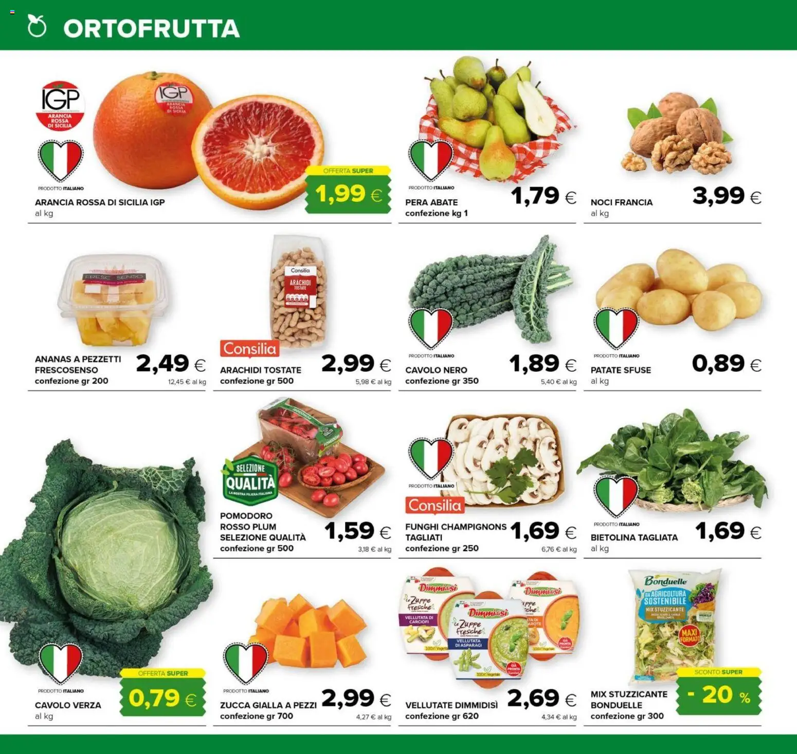 Volantino Oasi del 03.01.2026 | Pagina: 8 | Prodotti: Patate, Pomodoro, Funghi, Zucca