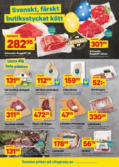 City Gross erbjudanden - Förhandsvisning av reklamblad från butik City Gross aktuell från 30.03.2026 | Sida: 4 | Produkter: Hamburgare, Nötkött