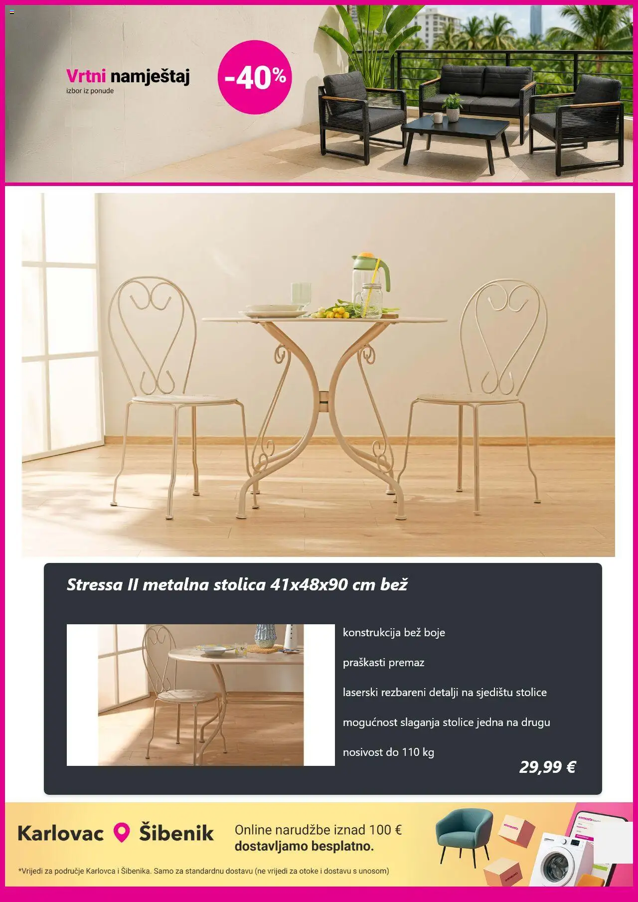 Emmezeta katalog | vrijedi od 18.09.2025 | Stranica: 4 | Proizvodi: Stolica, Vrtni namještaj