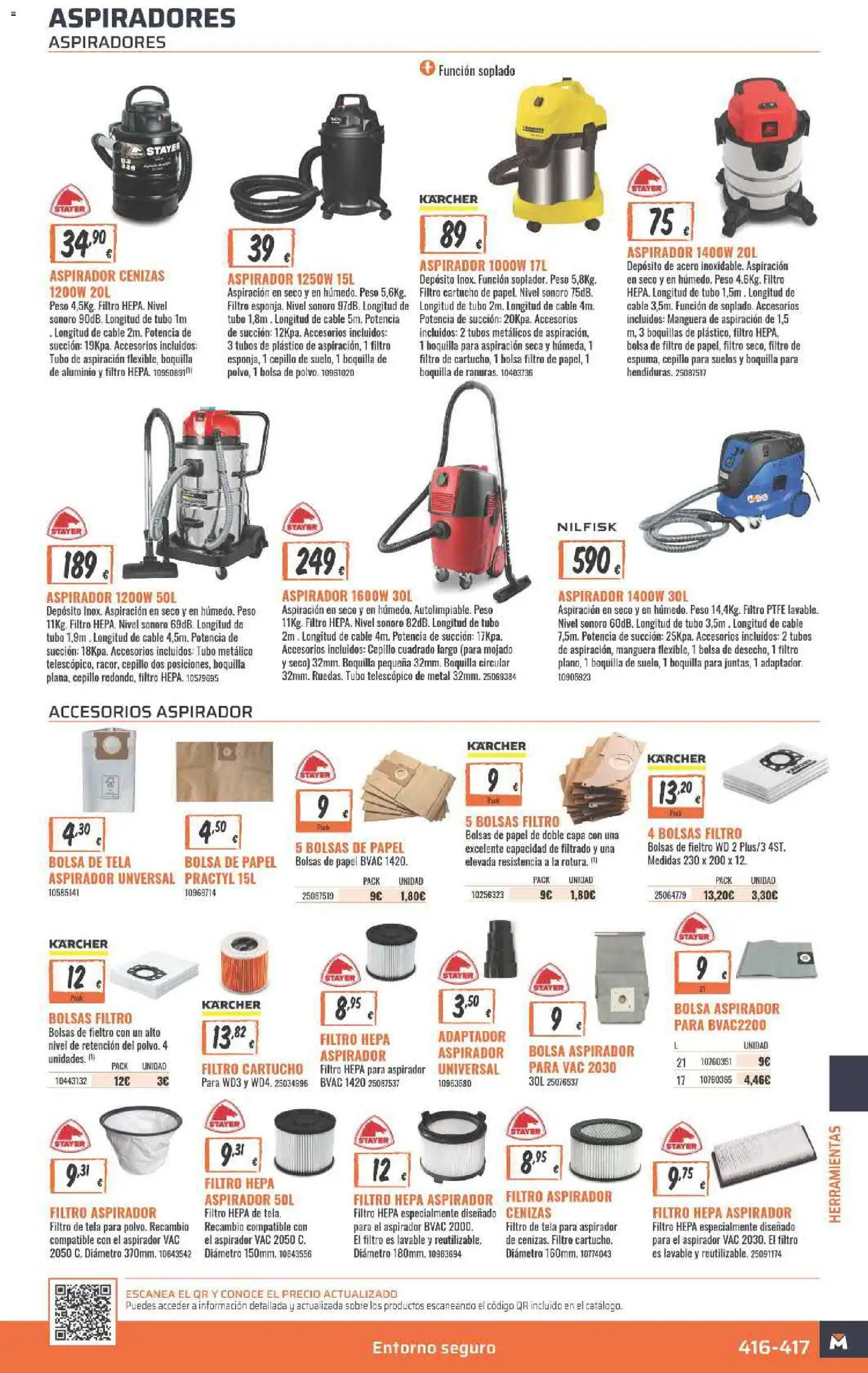 Obramat folleto │ válido desde el 23.03.2026 | Página: 417 | Productos: Cepillo, Manguera, Cable, Bolsa