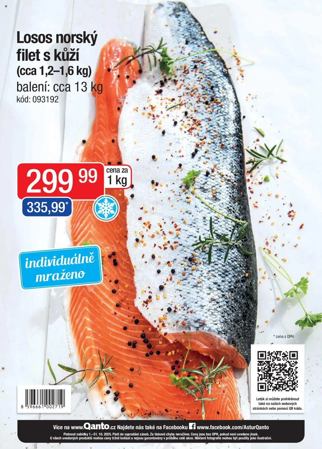 Astur & Qanto leták - Velkoobchod fresh 10/2025 od 01.10.2025 | Strana: 36 | Produkty: Losos, Filet