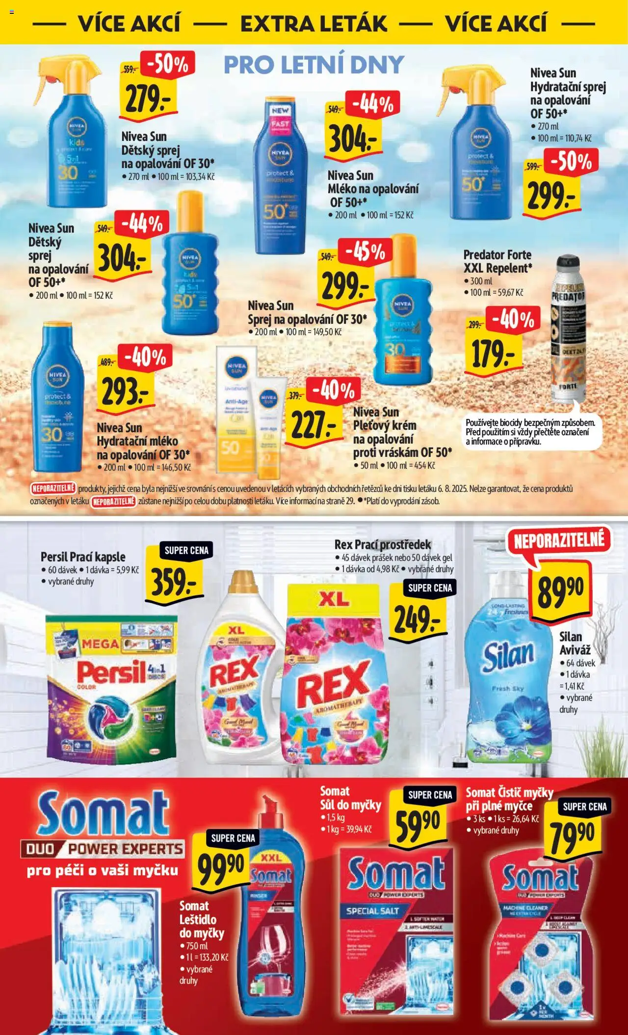 Albert leták - Hypermarket od 13.08.2025 | Strana: 52 | Produkty: Aviváž, Kapsle, Krém, Persil