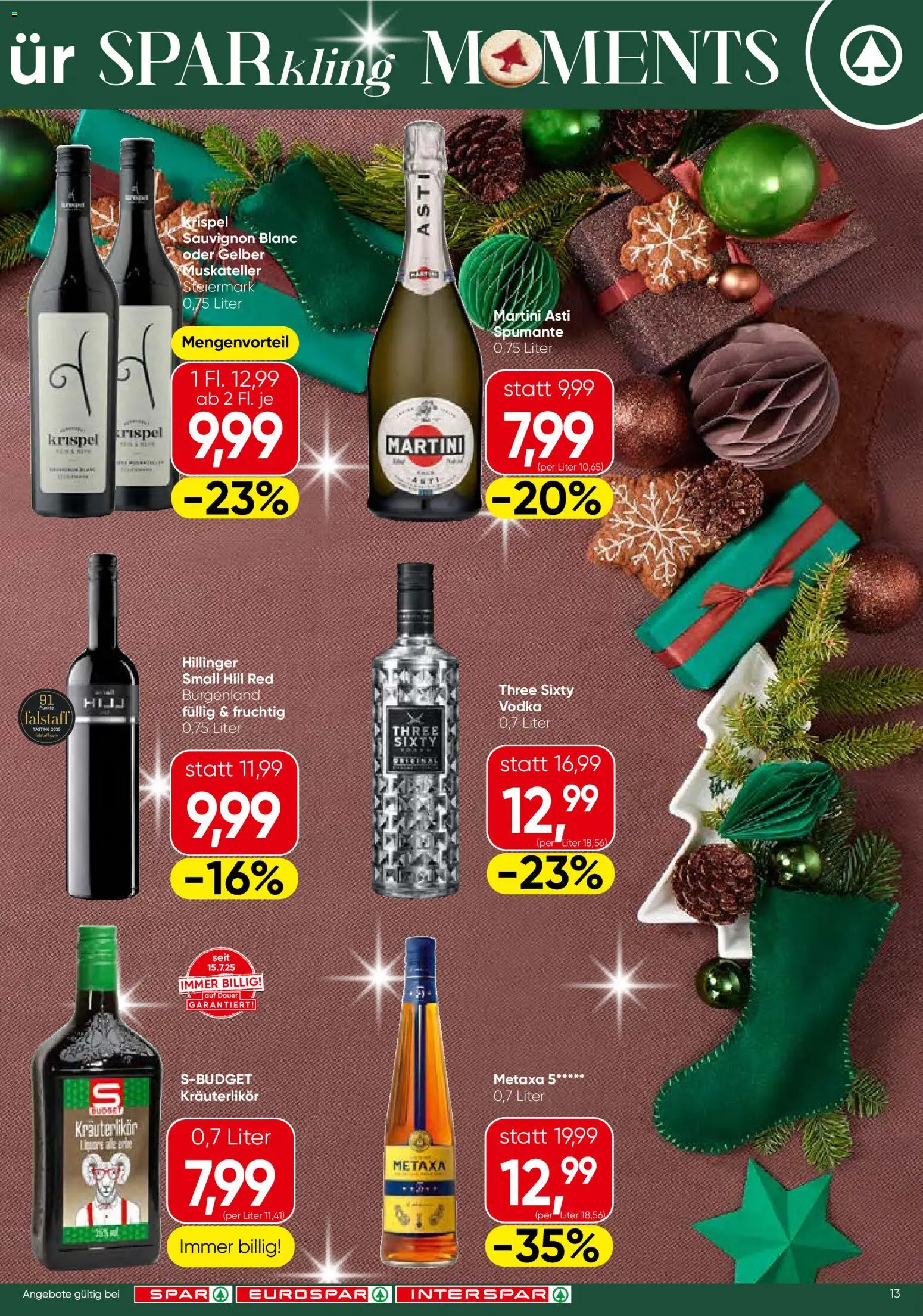 Spar Flugblatt - Wien gültig ab 23.12.2025 | Seite: 13