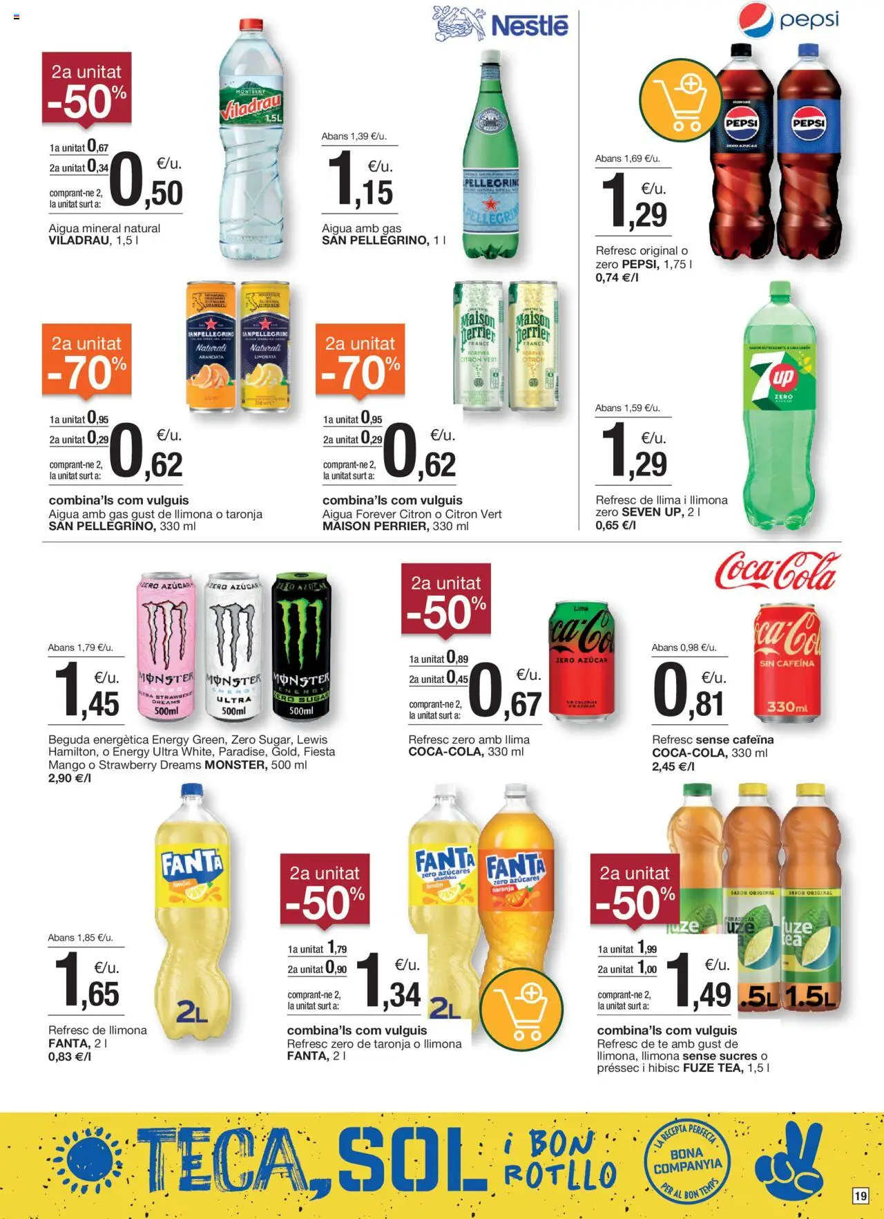 Bonpreu folleto │ válido desde el 10.06.2025 | Página: 19 | Productos: Lima, Té, Ρούτερ