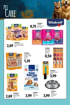 Anteprima del volantino Famila Animali catalogo valido a partire dal 16.10.2025 | Pagina: 18 | Prodotti: Spazzola, Pollo, Manzo, Ciotola