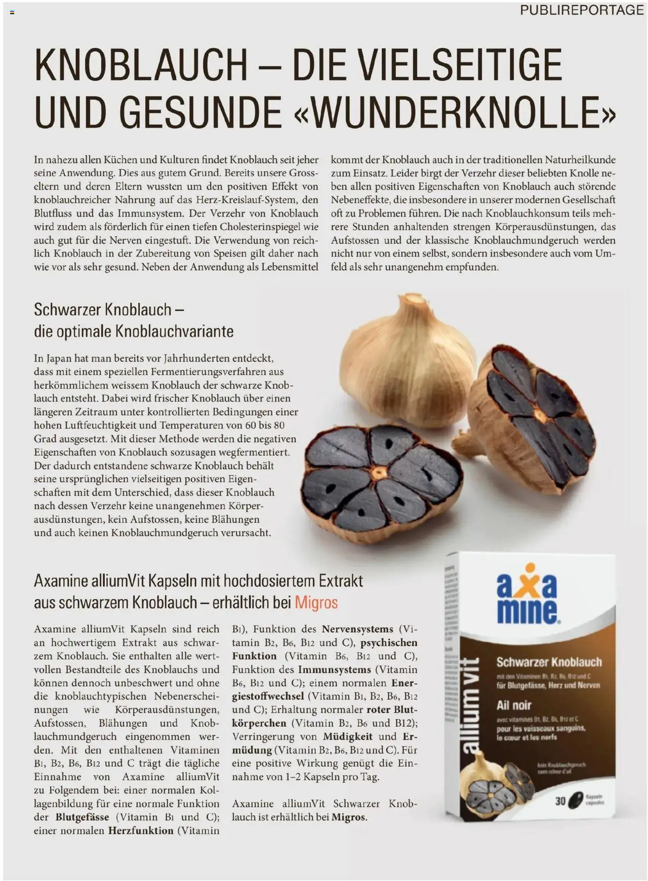 Migros Magazin ab 03.06.2025 | Seite: 60 | Produkte: Knoblauch