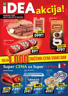 Idea katalog - pregled Idea kataloga - važi od 21.08.2025