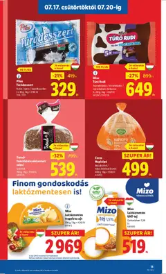 Lidl akciós ujság - amely érvényes a következő dátumtól: 17.07.2025 | Oldal: 11