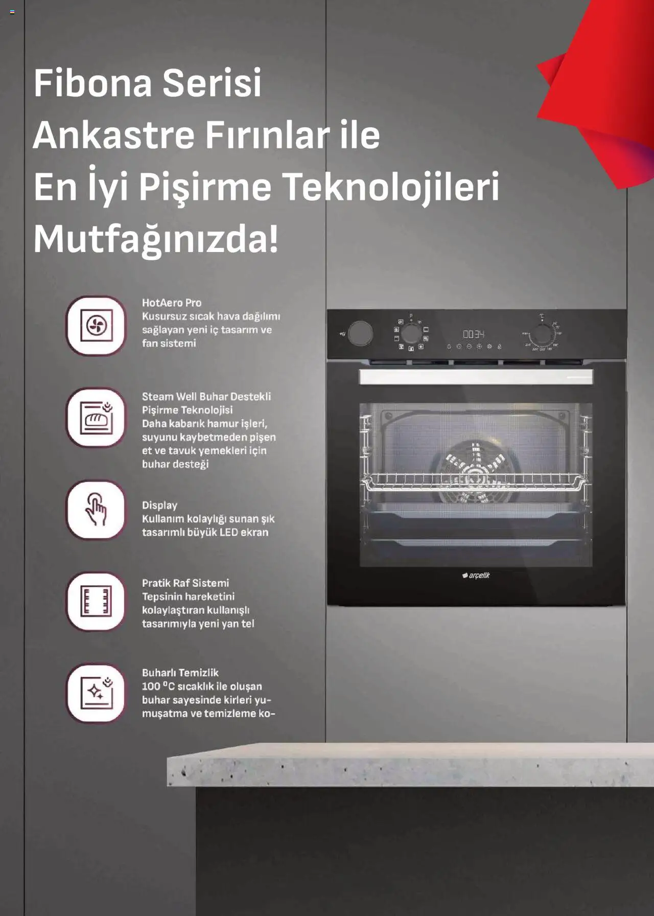Arçelik Ankastre Kataloğu - 16.09.2025 tarihinden itibaren geçerlidir | Sayfa: 20 | Ürünler: Raf, Fan