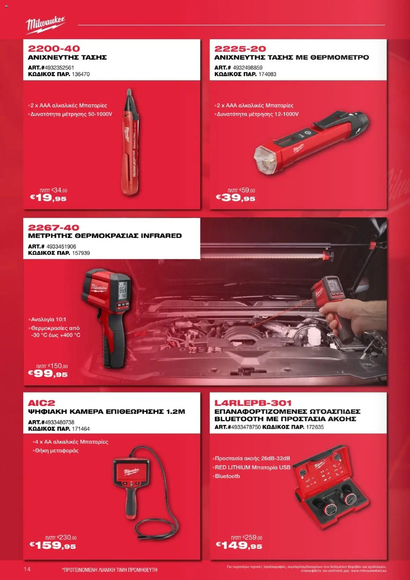 Mangas Home Improvement - Powertools Milwaukee Red Truck Tour 2025 – σε ισχύ από 29.11.2025 | Σελίδα: 14 | Προϊόντα: Hoitoaine
