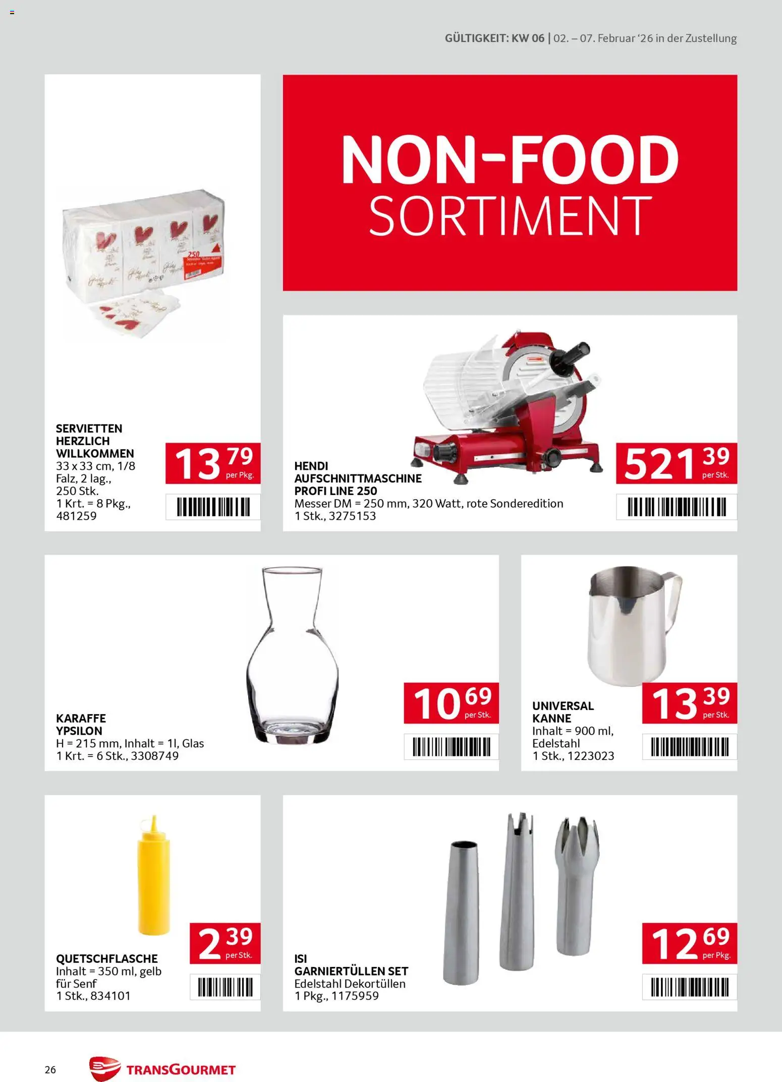 Transgourmet Zustellaktion gültig ab 02.02.2026 | Seite: 26