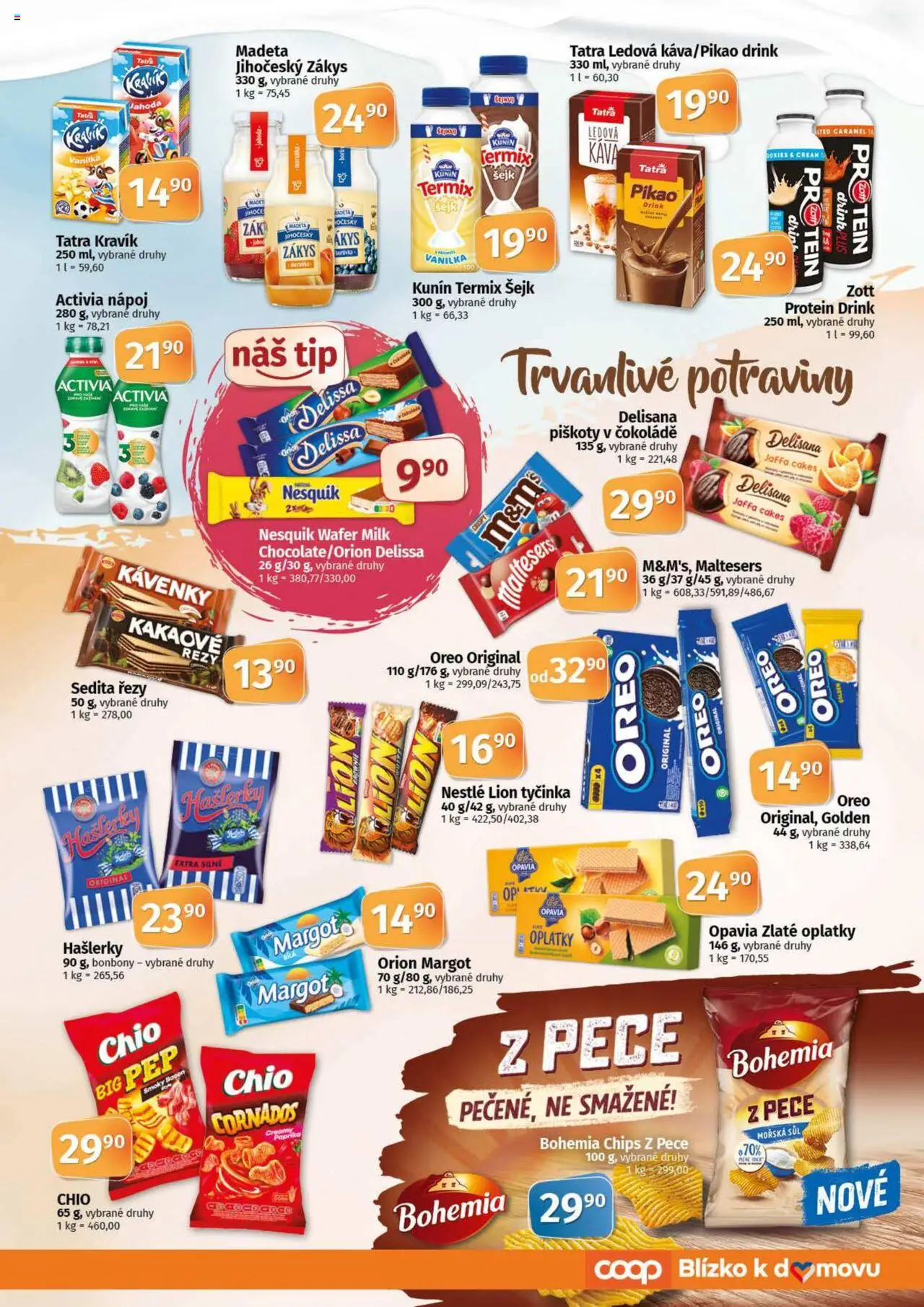 Coop leták - Tuty od 04.06.2025 | Strana: 5 | Produkty: Bonbóny, Piškoty, Termix, Nesquik