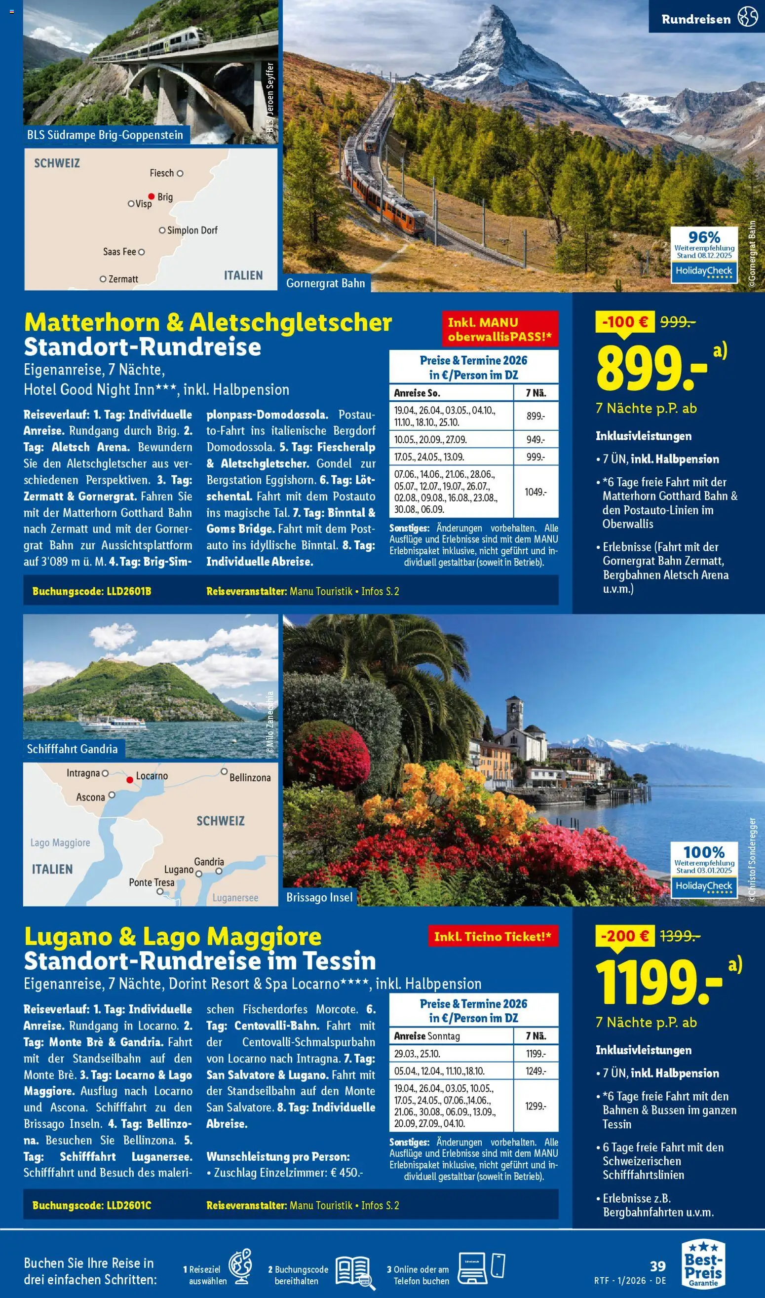 Lidl Reisen - Prospekt – gültig ab 14.01.2026 | Seite: 39 | Produkte: Grat, Telefon