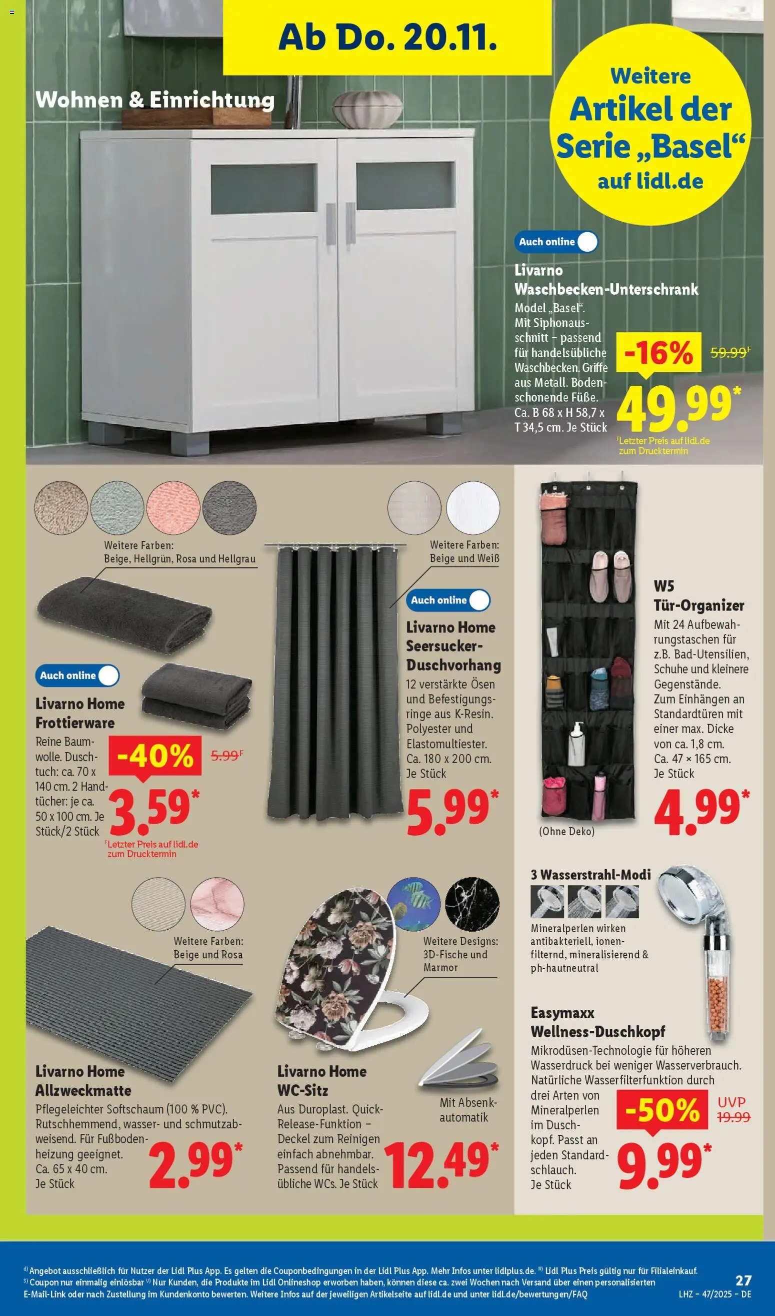 Lidl Prospekt Uffenheim – gültig ab 17.11.2025 | Seite: 39 | Produkte: Wasser