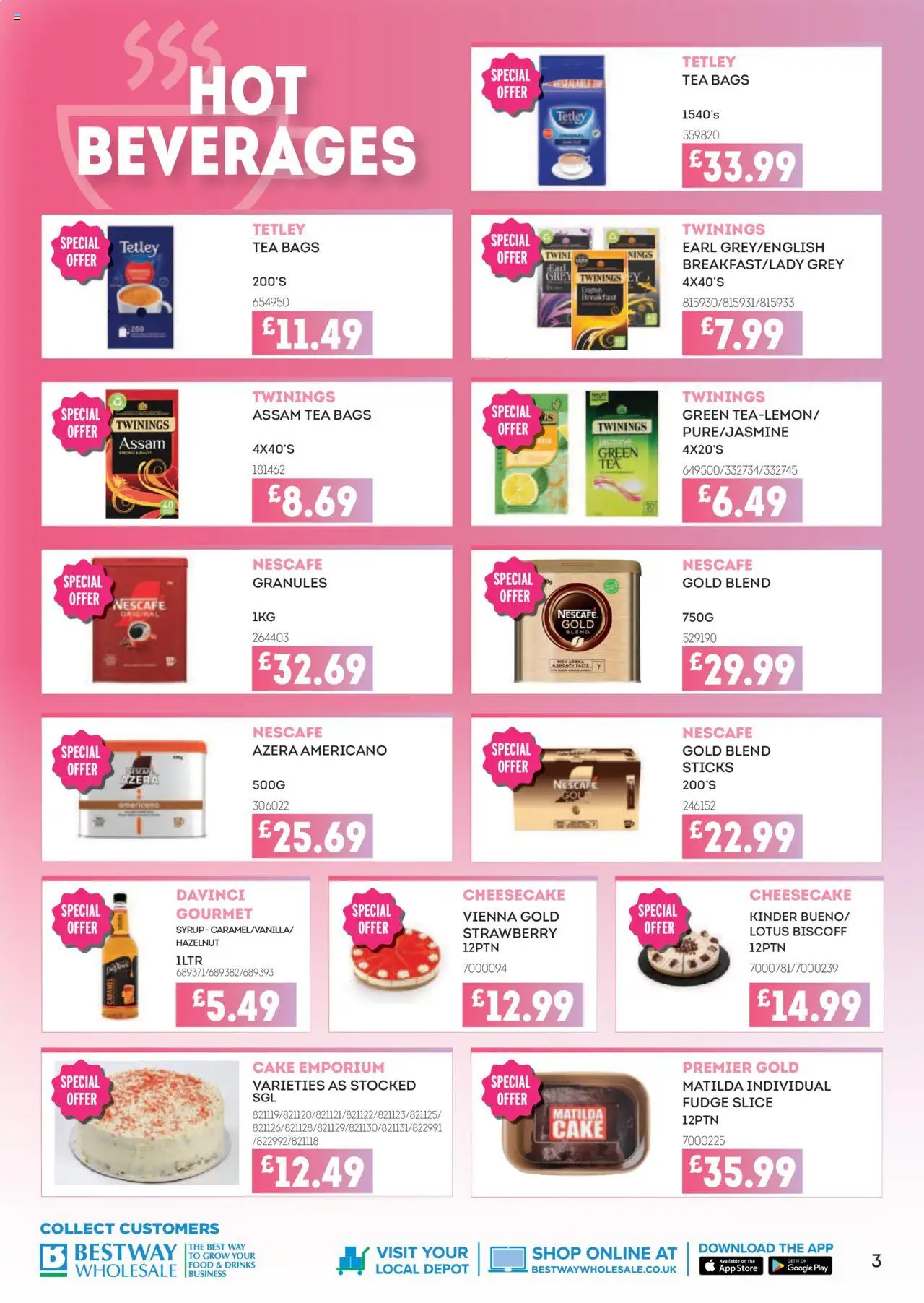 {H1} | Page: 3 | Products: Cheesecake, Tea, Cake, Strawberry