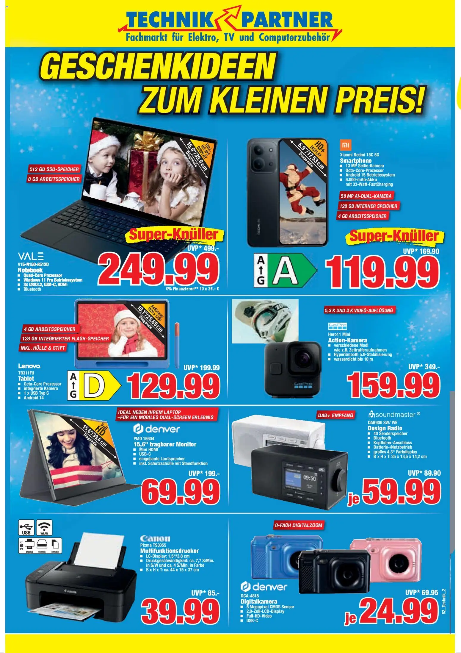 HERKULES - Technik Partner – gültig ab 22.12.2025 | Seite: 2 | Produkte: Lautsprecher, Digitalkamera, TV, Radio