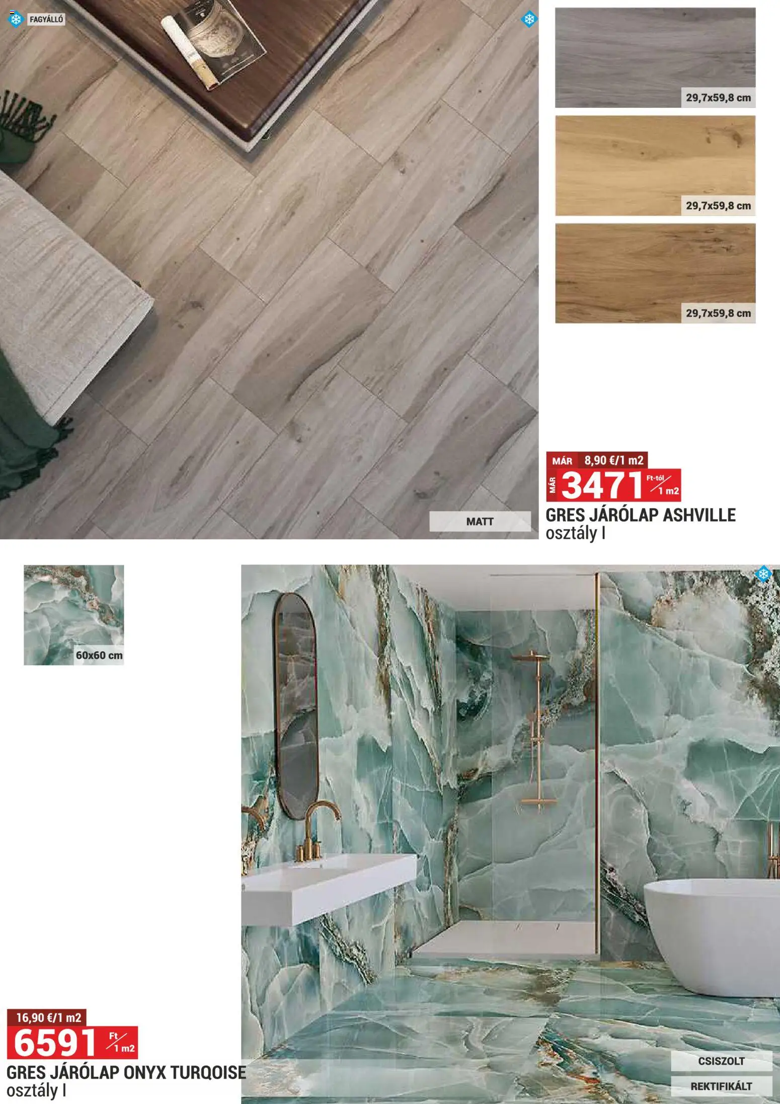 Merkury Market akciós ujság - amely érvényes a következő dátumtól: 01.12.2025 | Oldal: 24 | Termékek: Gres, Járólap