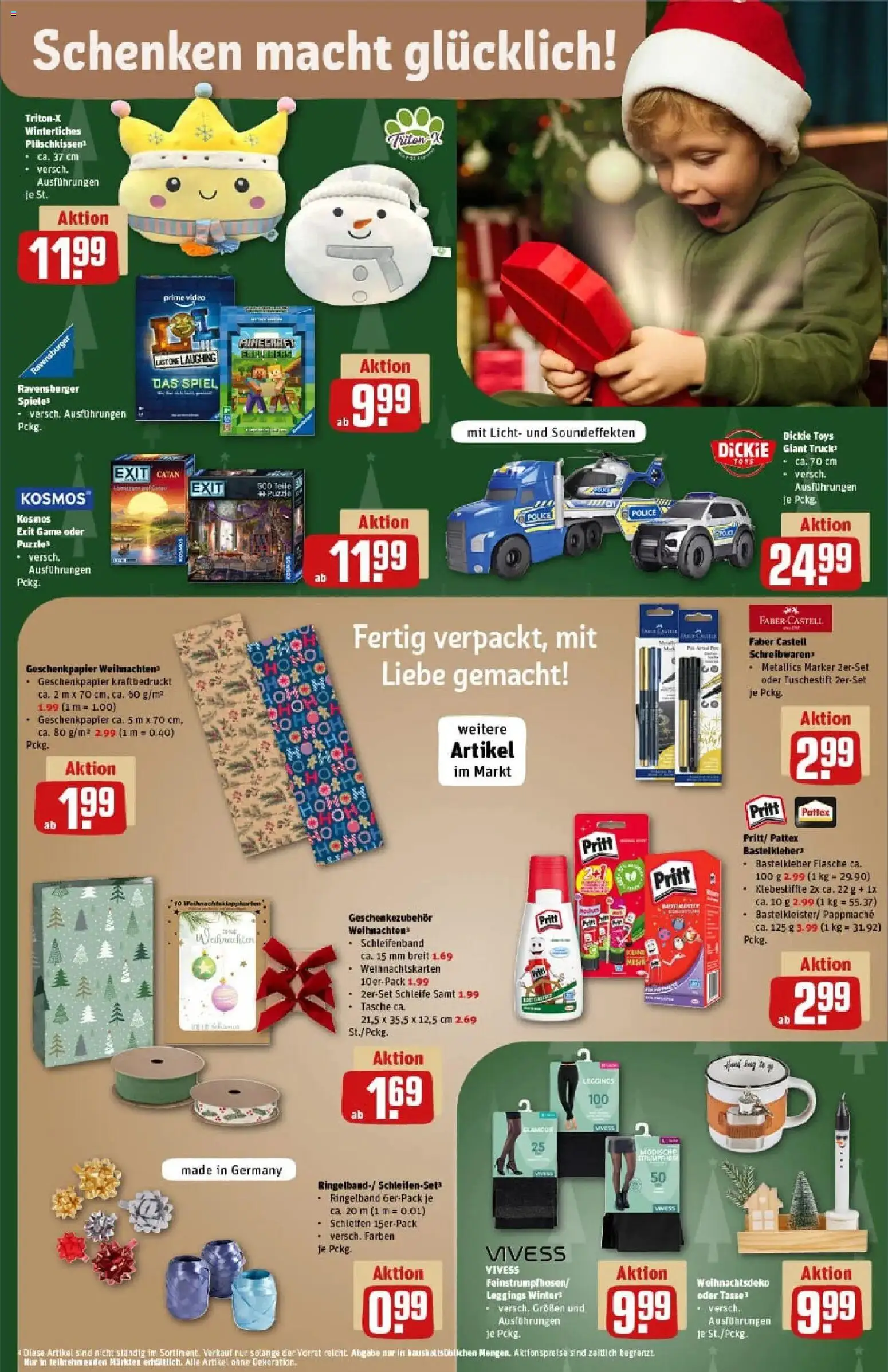 Rewe prospekt Stolberg / Breinig	 – gültig ab 01.12.2025 | Seite: 33 | Produkte: Spiel, Tasche, Leggings, Video