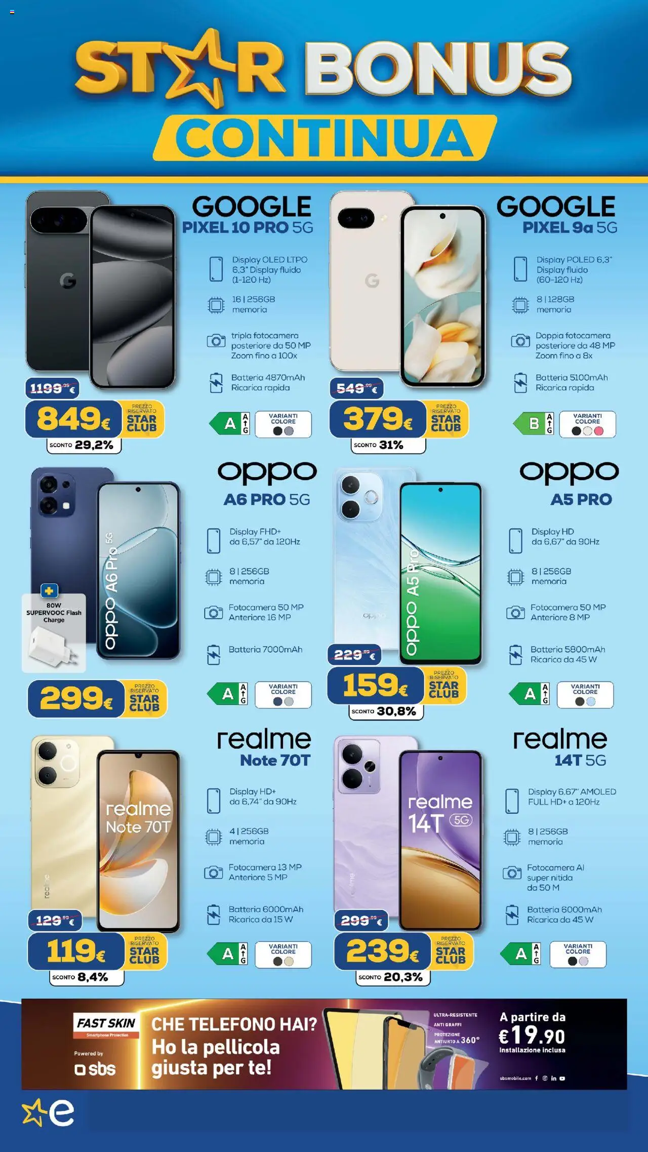 Volantino Euronics del 09.10.2025 | Pagina: 70 | Prodotti: Tè, Telefono, Smartphone, Batteria