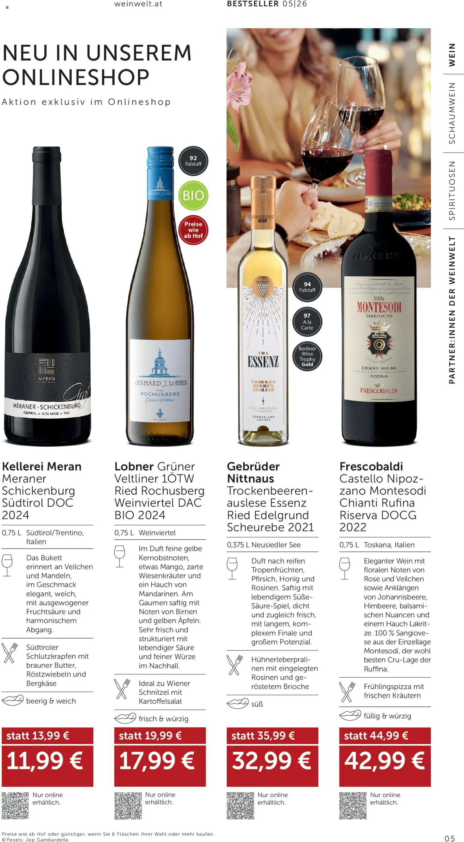 Interspar Wein Welt gültig ab 23.04.2026 | Seite: 5 | Produkte: Rosinen, Duft, Wein