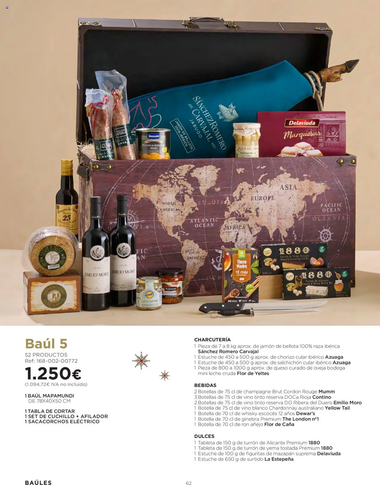 El Corte Inglés ofertas │ válido desde el 06.10.2025 | Página: 62 | Productos: Ron, Jamón, Vino, Té