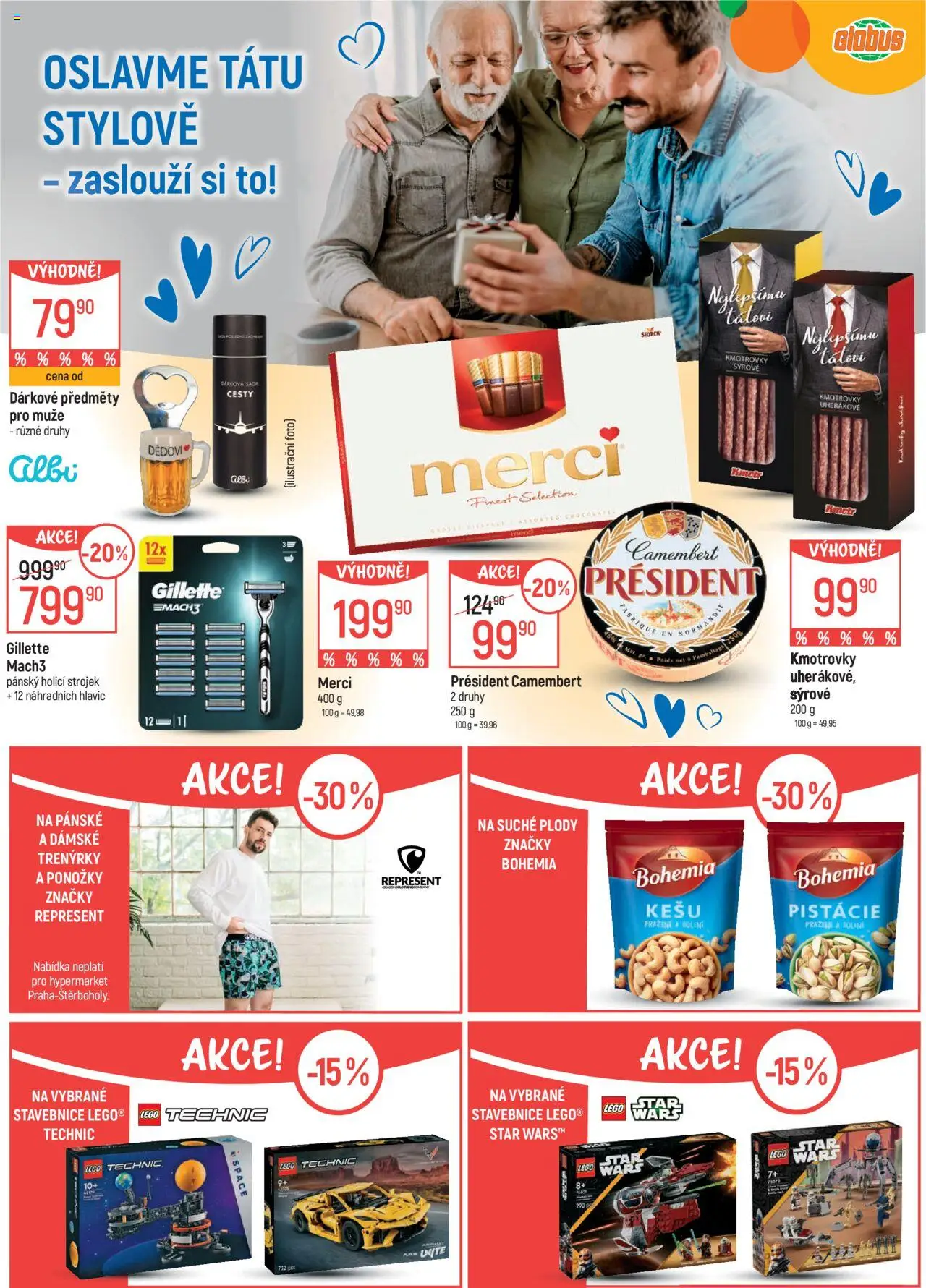 Globus leták - České Budějovice od 11.06.2025 | Strana: 18 | Produkty: Kešu, Trenýrky, Merci, Gillette Mach3