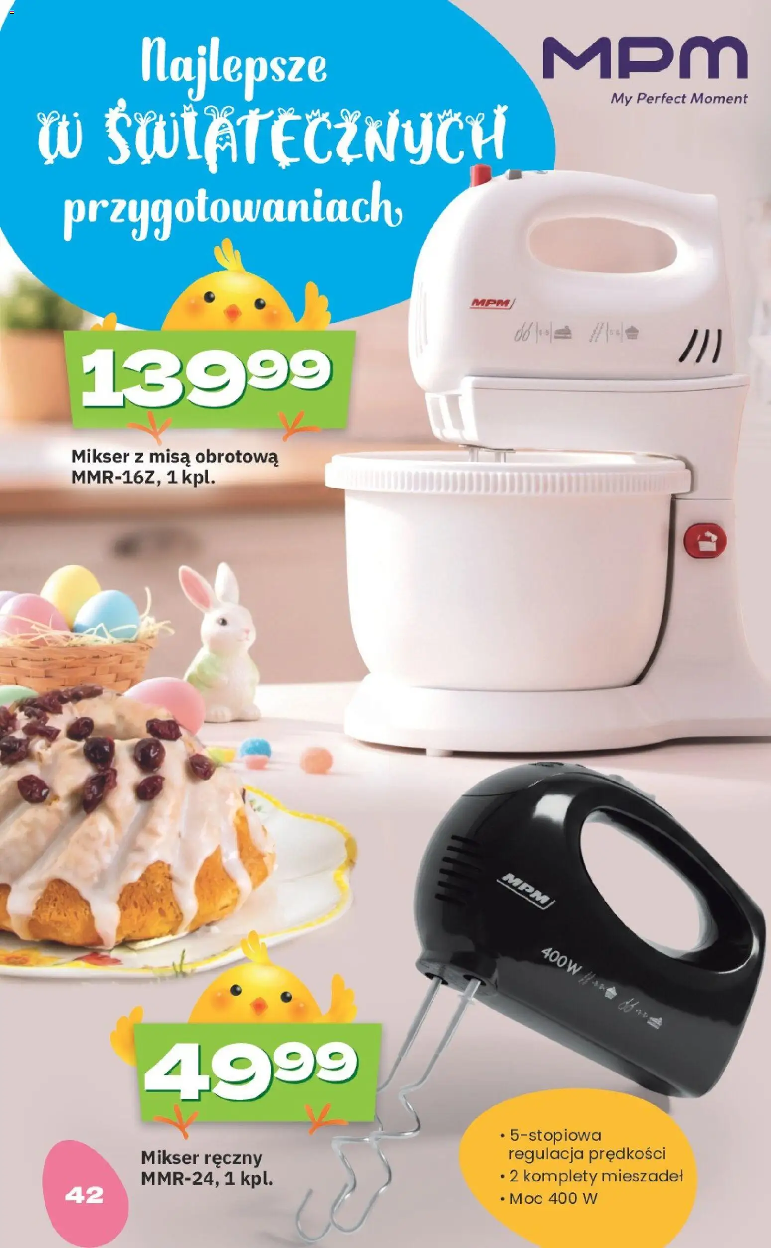 Twój Market gazetka - Wielkanoc od 09.03.2026 | Strona: 42 | Produkty: Mikser