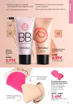 Vista previa Oriflame - Catálogo Campaña 4 válido desde el 11.03.2026 | Página: 89 | Productos: Esponja, Maquillaje, BB cream, Aceite