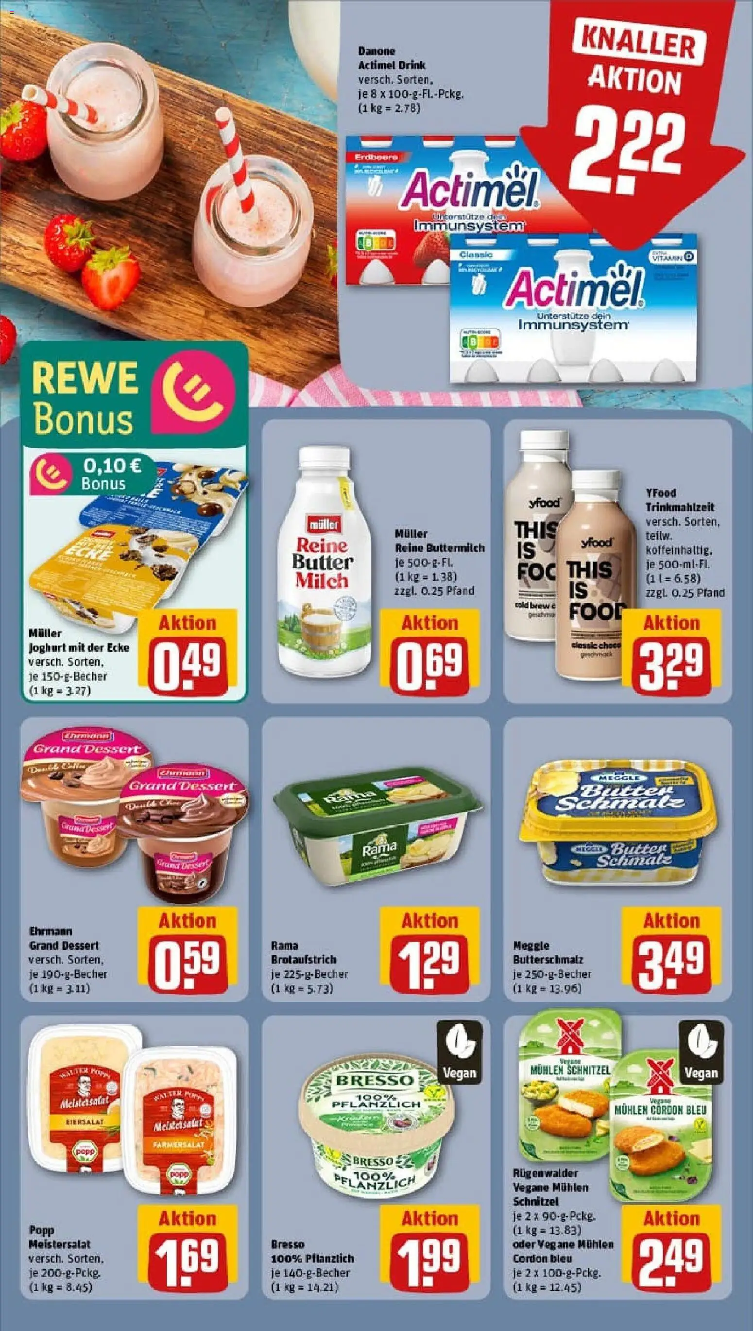 Rewe prospekt Leipzig	 – gültig ab 26.10.2025 | Seite: 12 | Produkte: Rama, Milch, Ehrmann grand dessert, Bresso