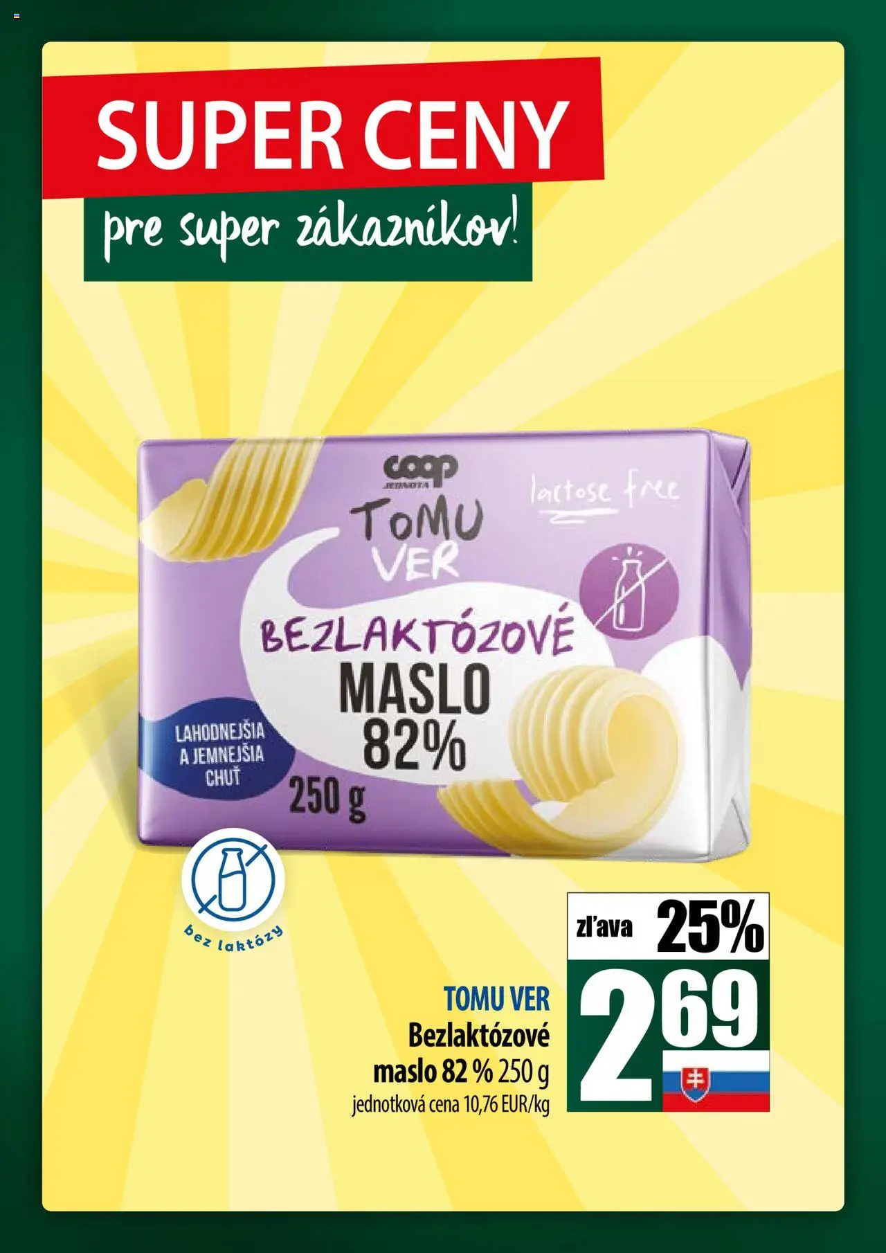 COOP Jednota široká ponuka │ platný od 17.07.2025 | Strana: 26 | Produkty: Maslo