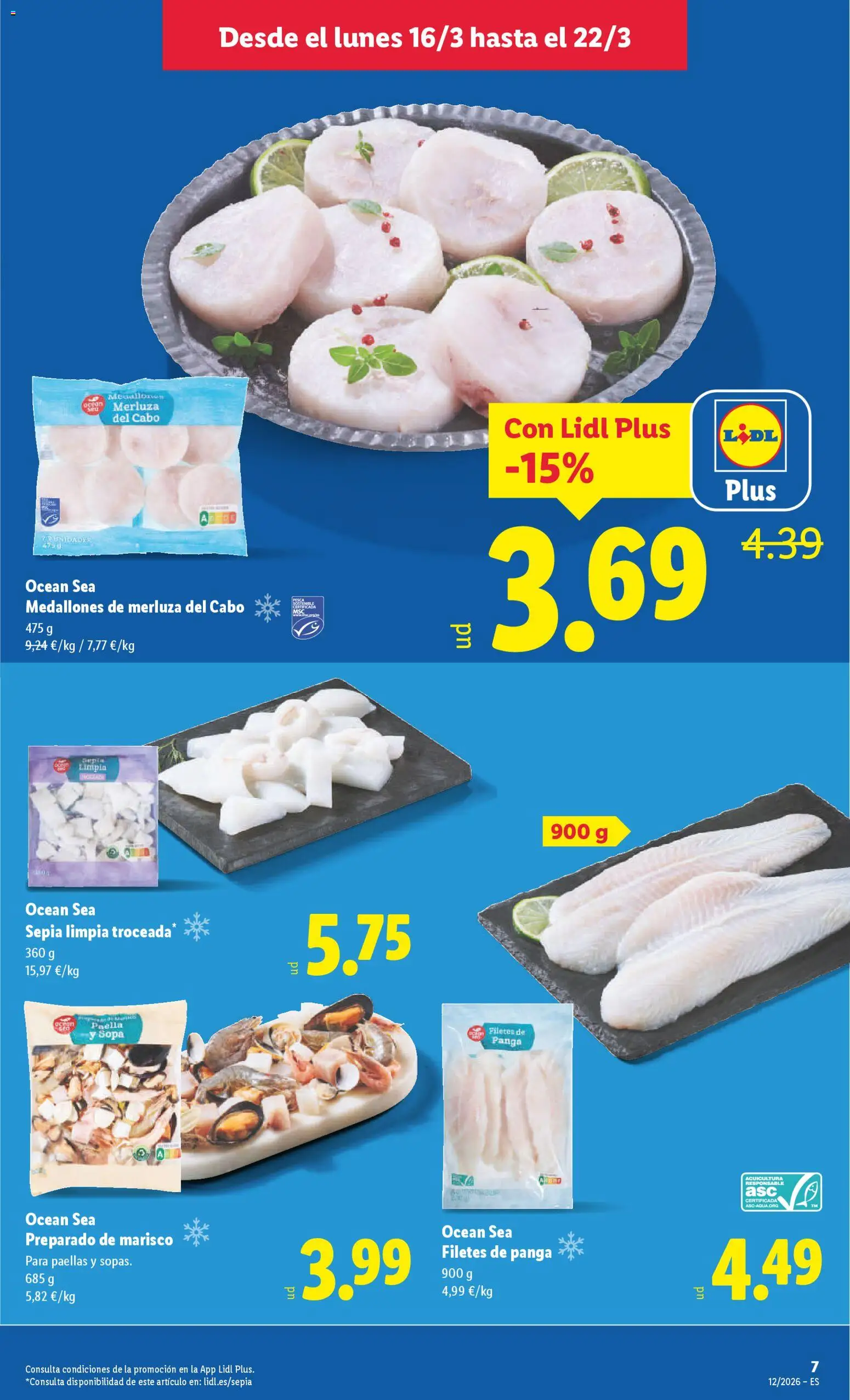Lidl folleto │ válido desde el 16.03.2026 | Página: 7 | Productos: Medallones