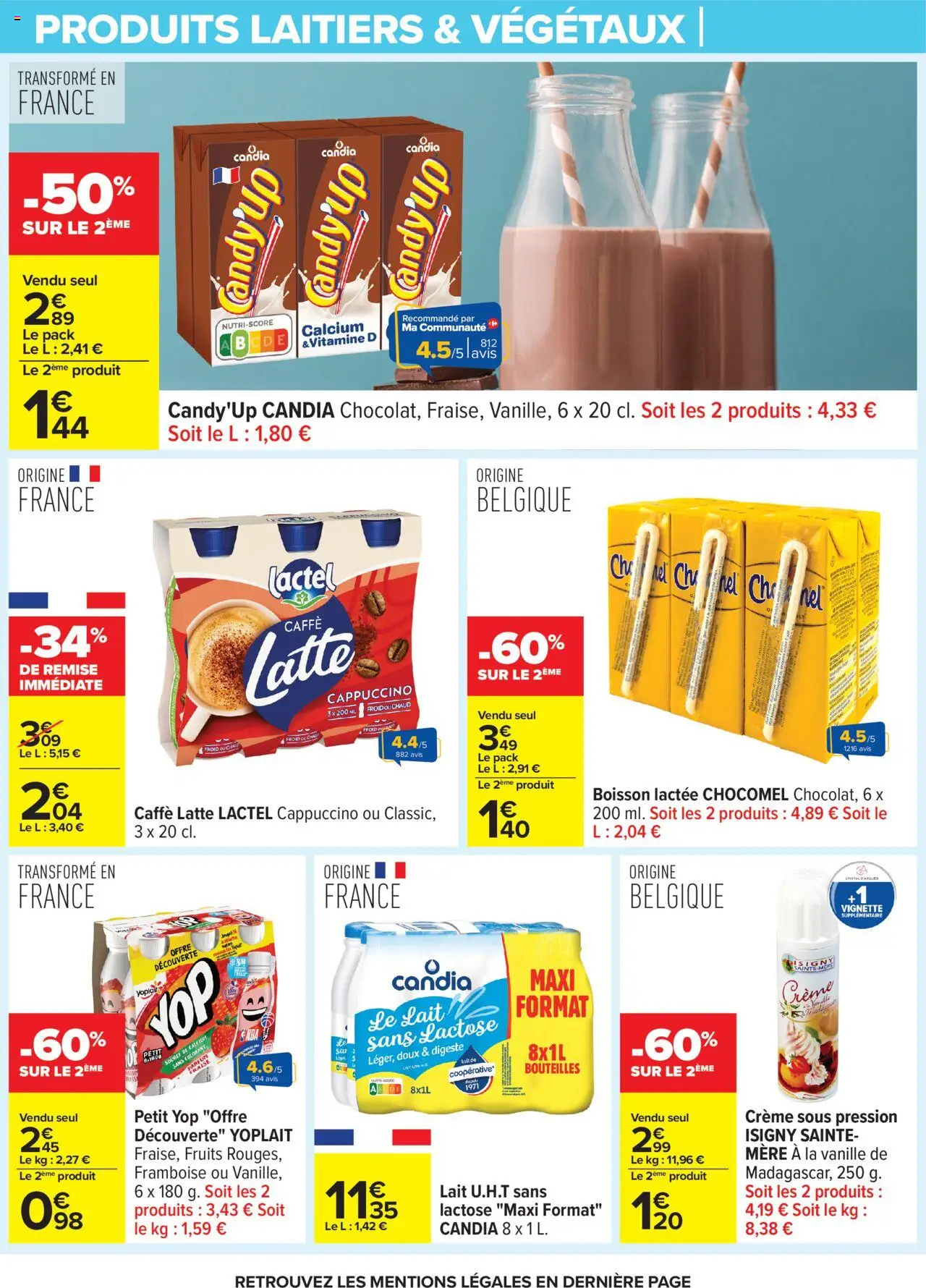  | Page: 8 | Produits: Fraise, Framboise, Lait, Crème