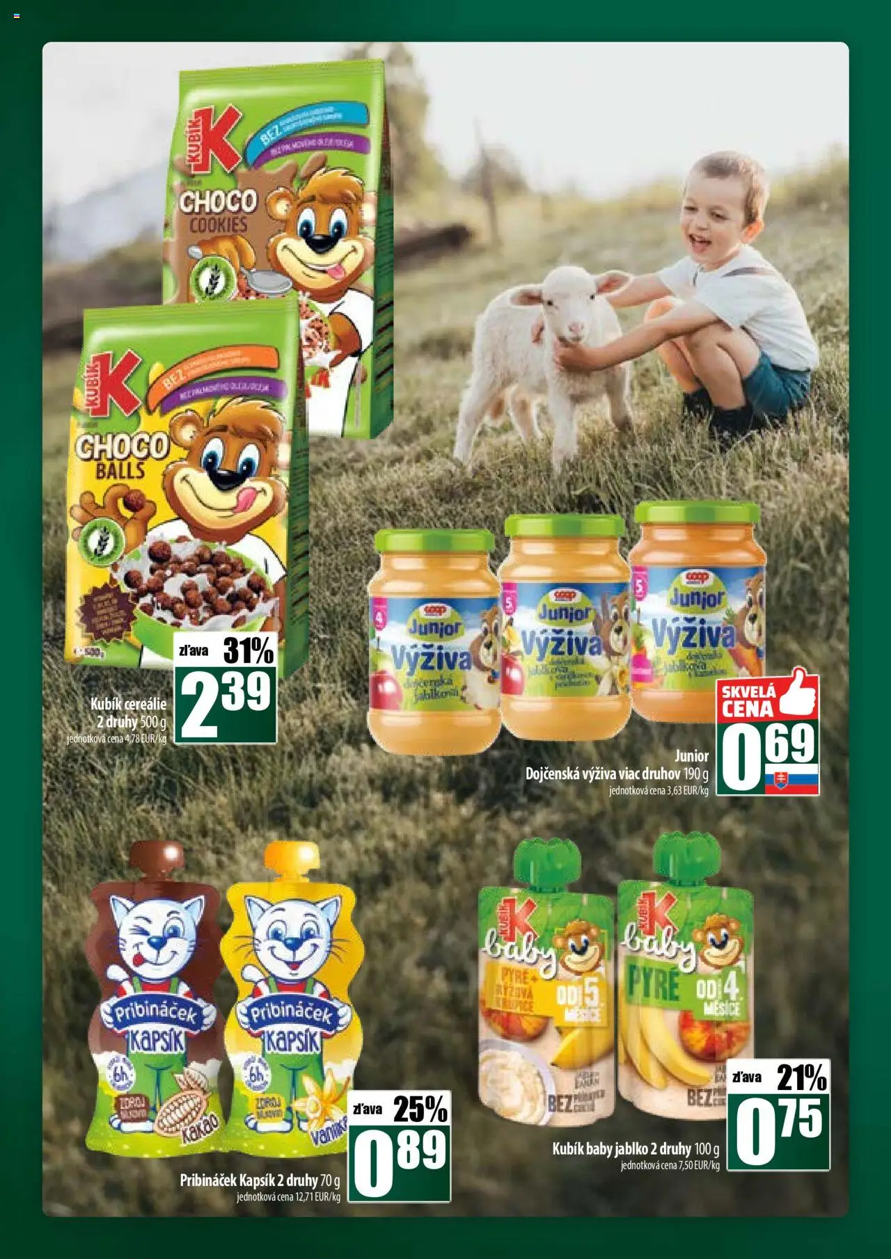 Nové COOP Jednota akcie – leták je platný od 09.10.2025 | Strana: 34 | Produkty: Cereálie, Kakao