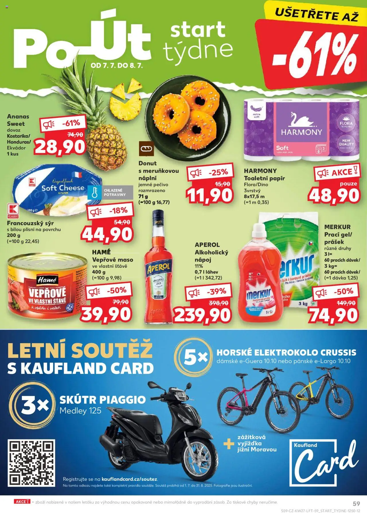 Kaufland leták od 02.07.2025 | Strana: 59 | Produkty: Sýr, Vepřové maso, Pečivo, Maso