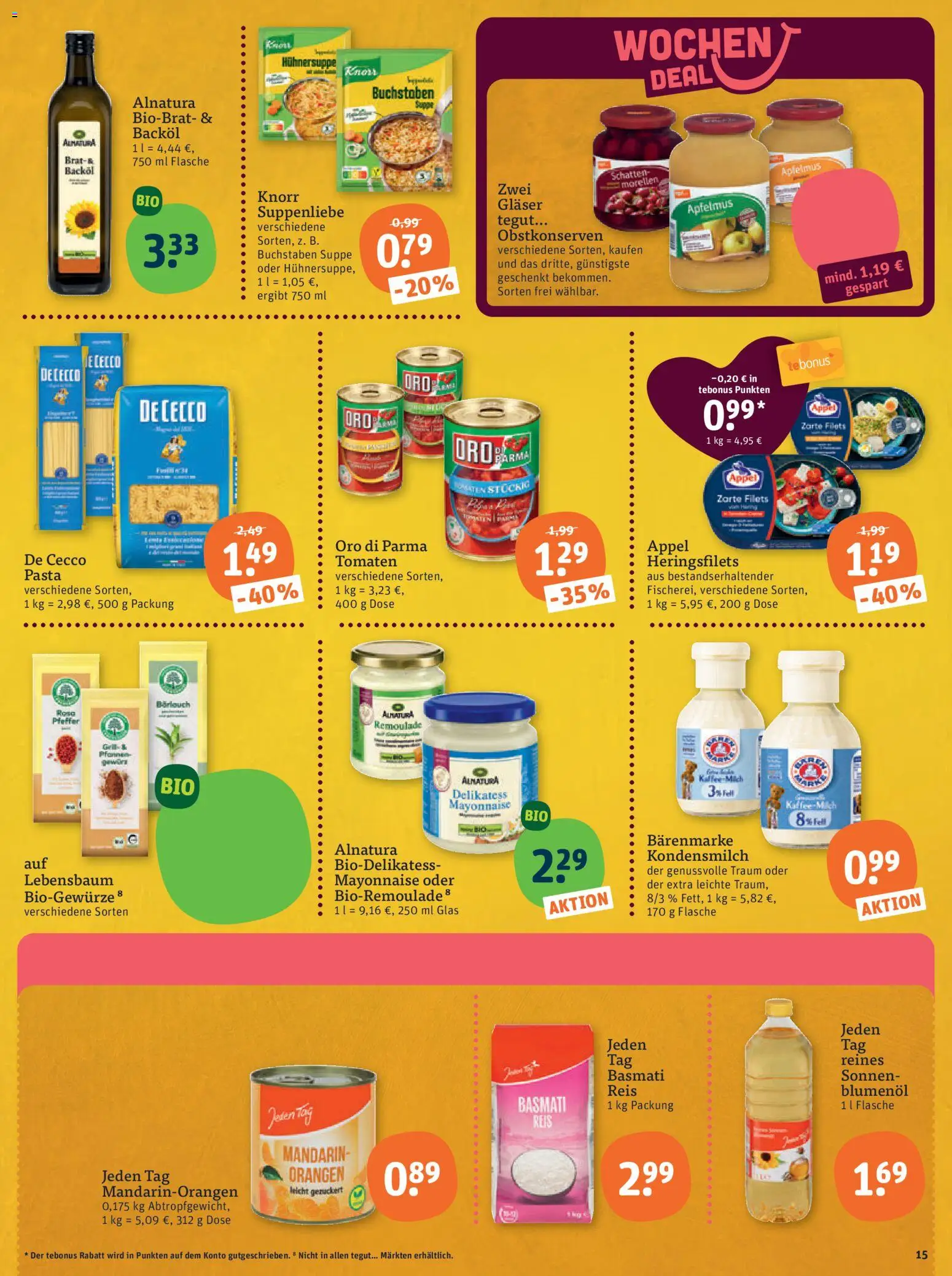 Tegut Prospekt – gültig ab 19.01.2026 | Seite: 17 | Produkte: Kaffee, Tomaten, Mayonnaise, Reis