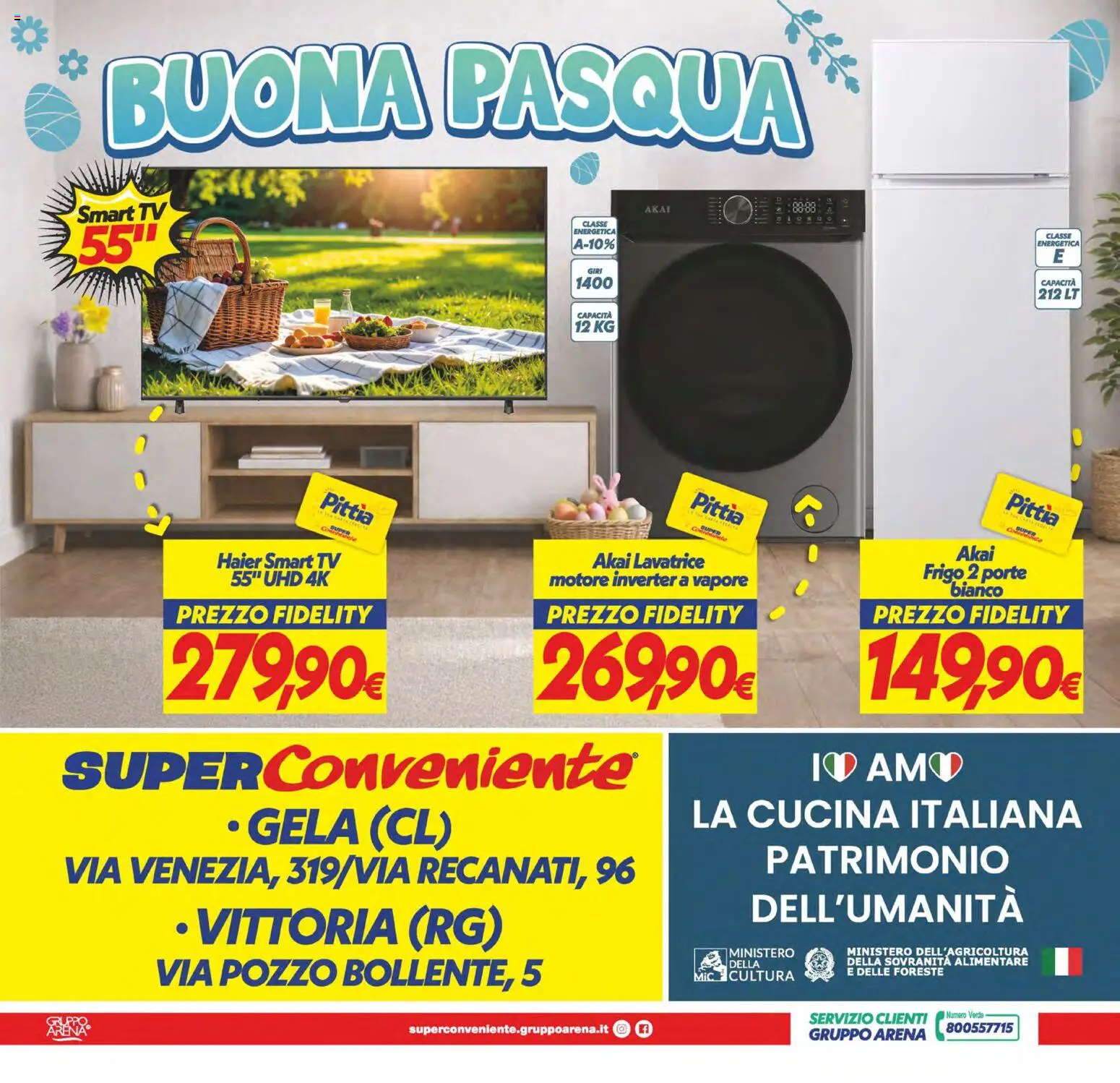 Volantino SuperConveniente del 27.03.2026 | Pagina: 32 | Prodotti: smart TV, Lavatrice, TV