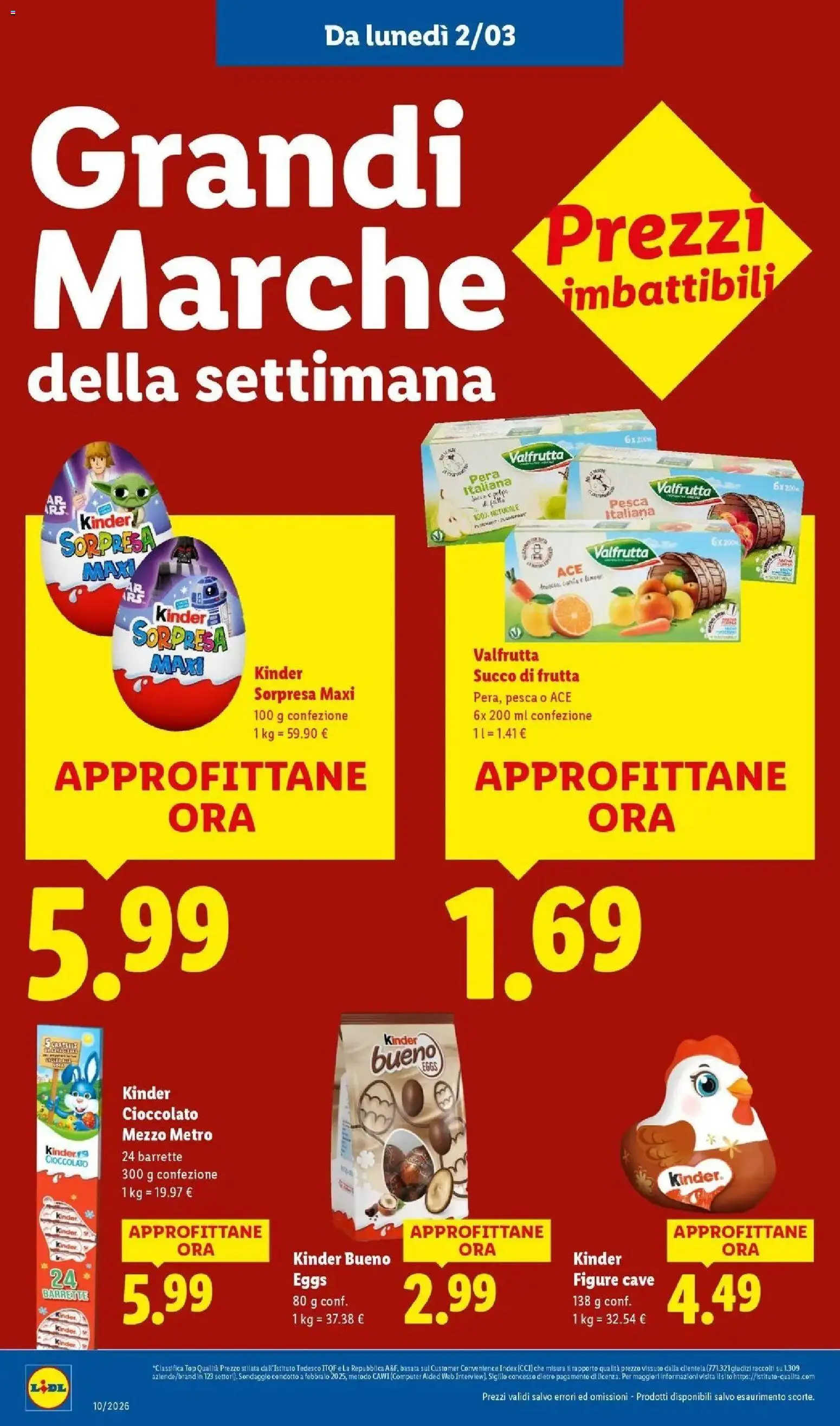 Volantino Lidl del 01.03.2026 | Pagina: 14 | Prodotti: Succo, Frutta, Pera, Computer