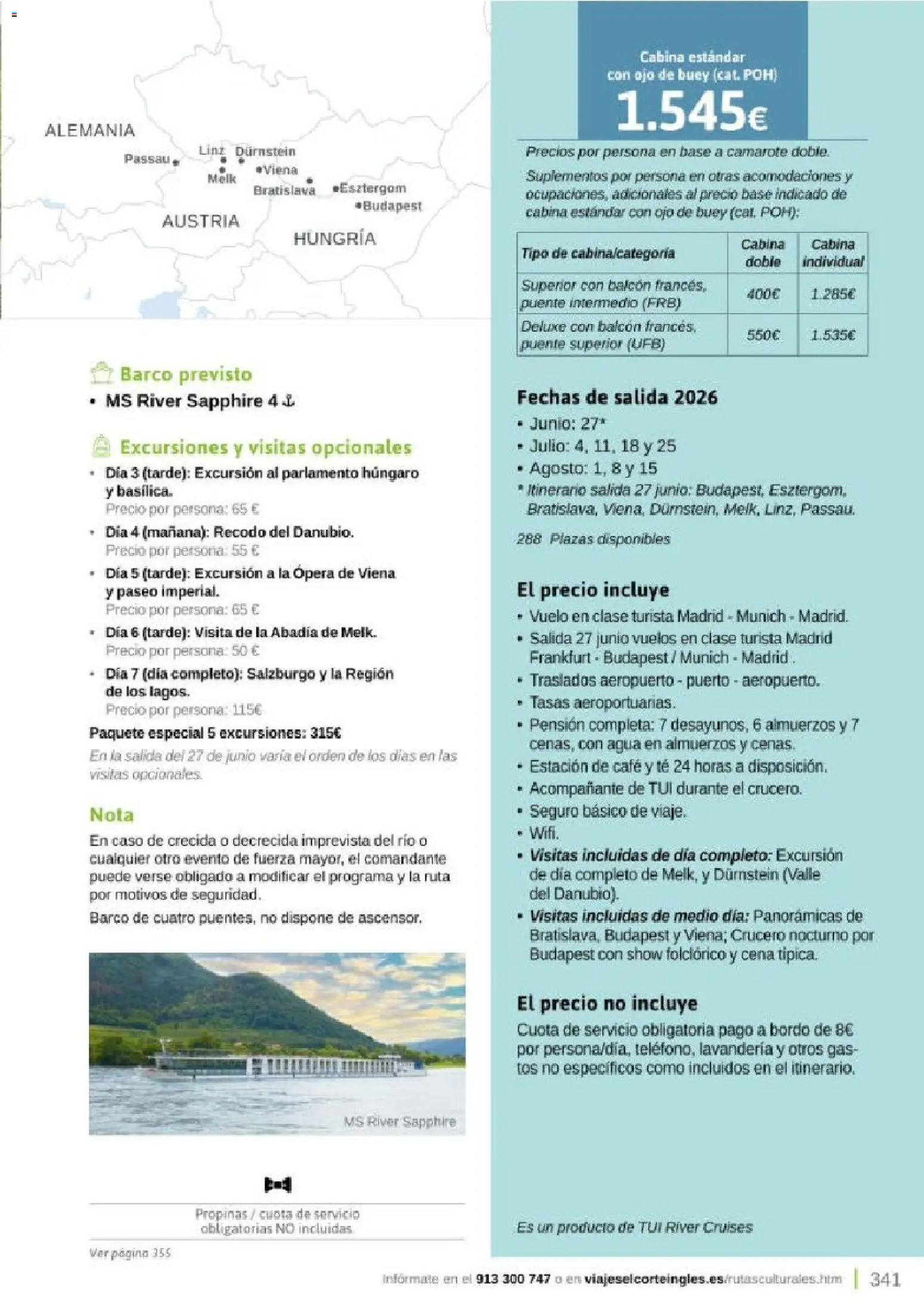 Viajes El Corte Inglés Rutas Culturales de la Comunidad de Madrid │ válido desde el 01.04.2026 | Página: 341 | Productos: Café, Té