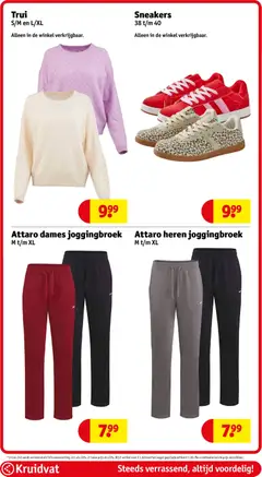 Sneakers, 38 t/m 40. Alleen in de winkel verkrijgbaar. - Voorbeeld van een folder van Kruidvat, geldig van 16.03.2026 | Pagina: 87