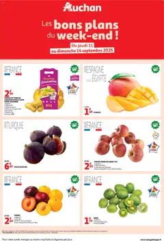 Auchan - Les bons plans du week-end dans votre hyper ! - Voorbeeld van een folder van Auchan, geldig van 11.09.2025