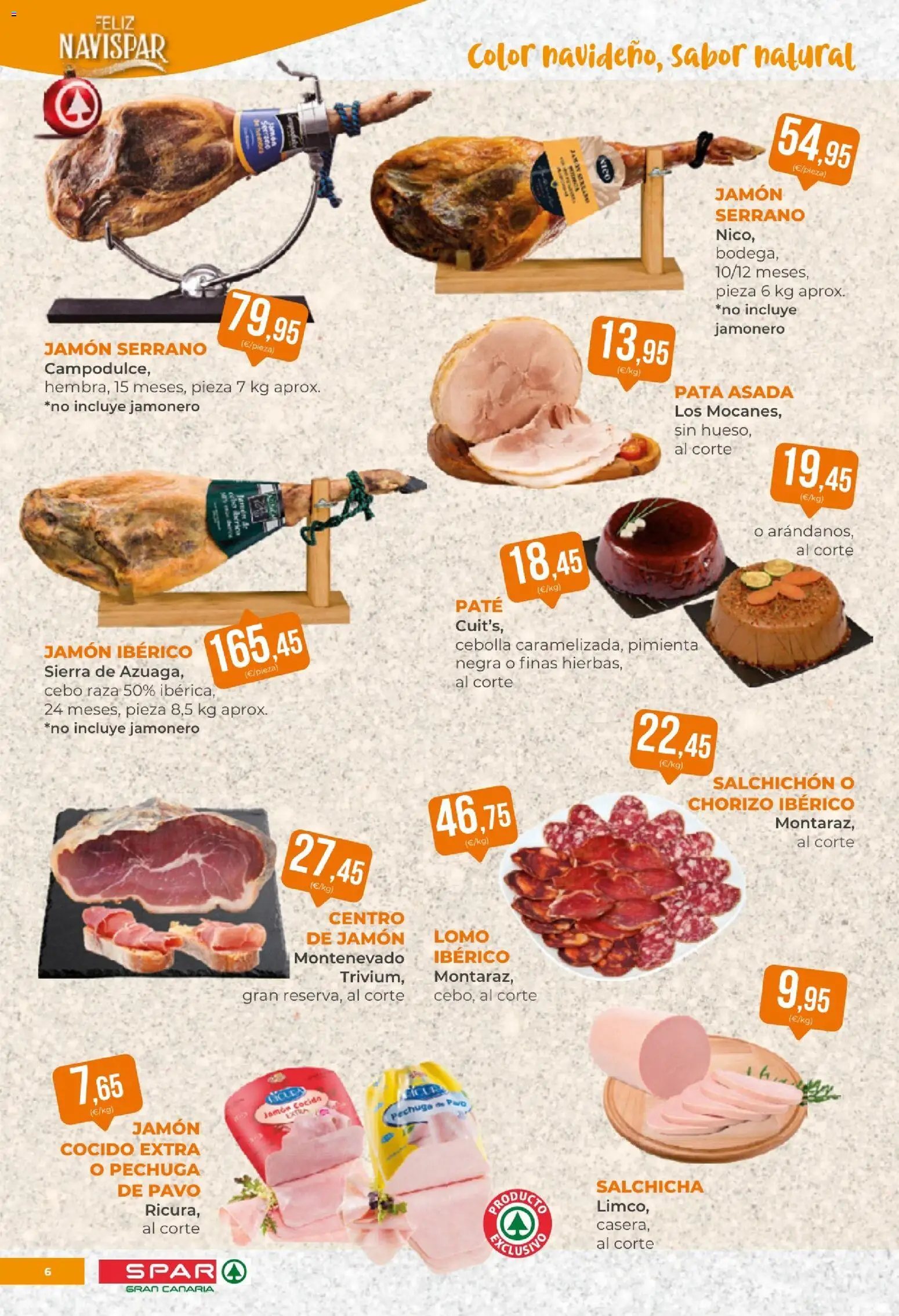 Spar - folleto │ válido desde el 12.12.2025 | Página: 6 | Productos: Jamón, Jamón cocido, Paté, Παγωμένο τσάι