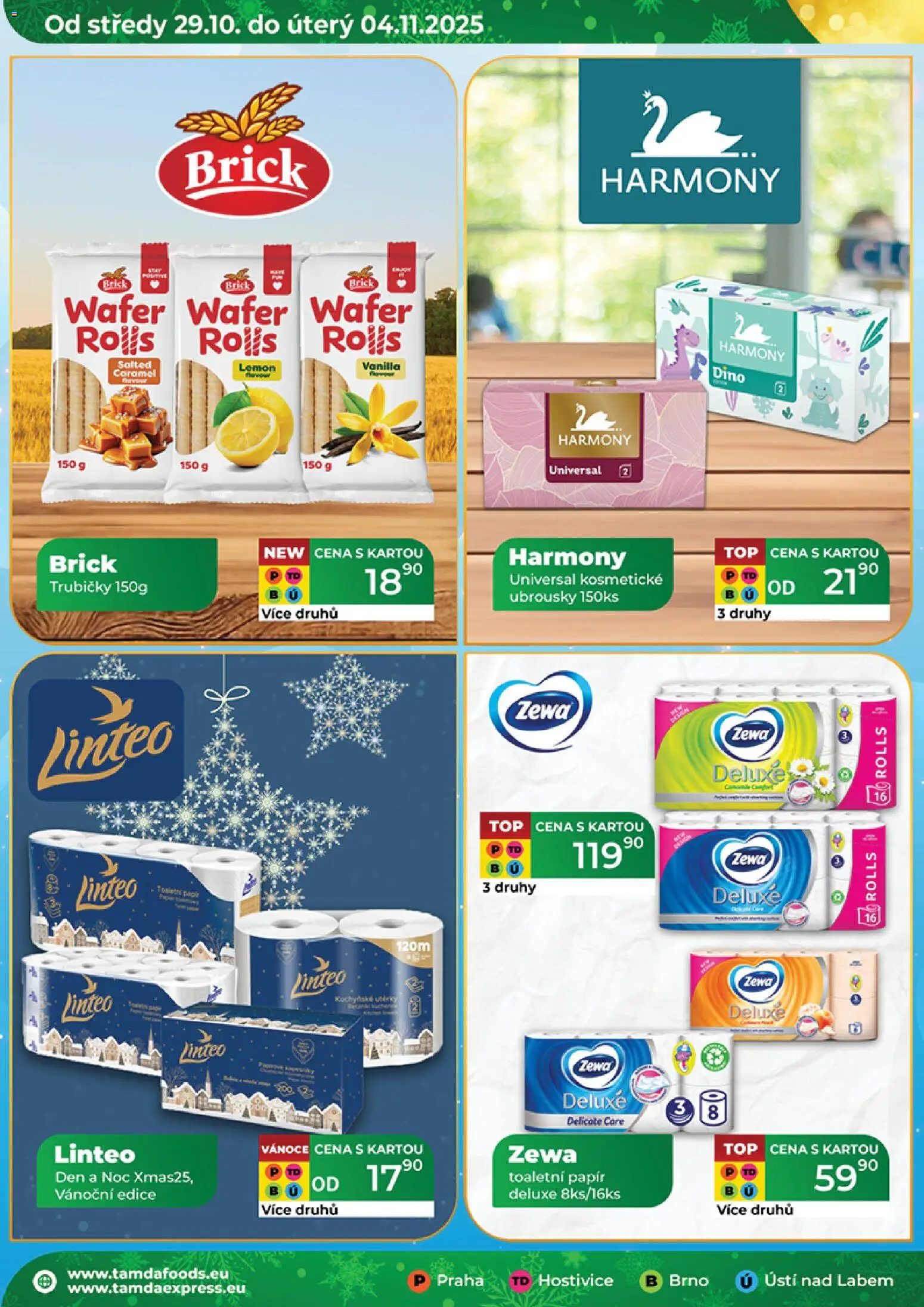 Tamda Foods leták od 29.10.2025 | Strana: 18 | Produkty: Kuchyňské utěrky, Toaletní papír, Ubrousky, Deluxe