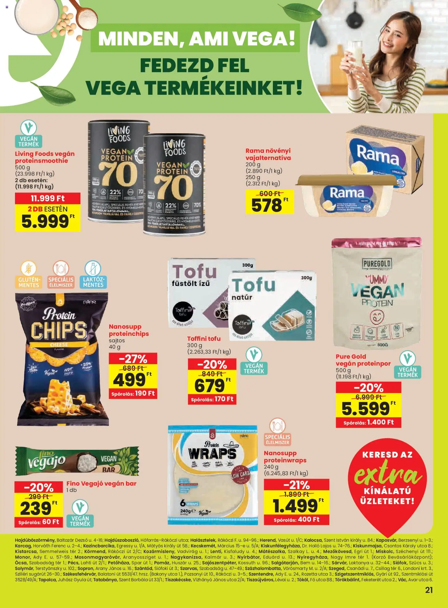 Spar akciós ujság - amely érvényes a következő dátumtól: 02.01.2026 | Oldal: 2 | Termékek: Chips, Tofu, Protein, Vegán