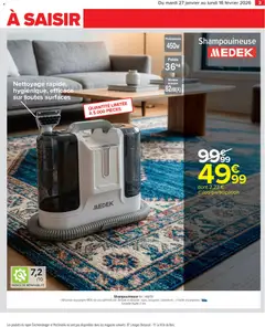 Carrefour - Prévisualisation de Carrefour Bricolage nettoyage rangement valide à partir de 27.01.2026 | Page: 5 | Produits: Poids, Canapé