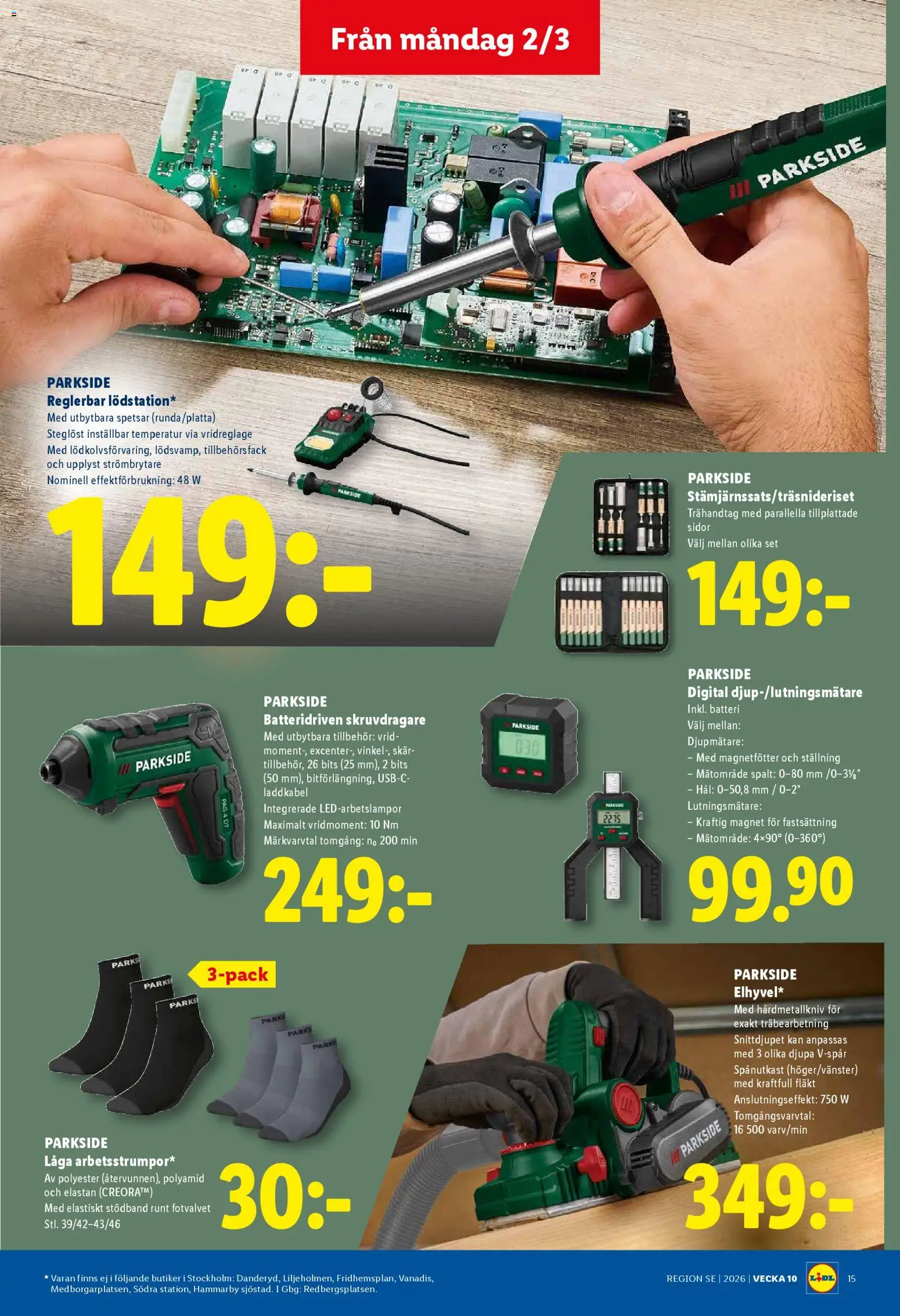 Lidl reklamblad aktuell från 02.03.2026 | Sida: 17 | Produkter: Fläkt, Skruvdragare, Set, Magnet