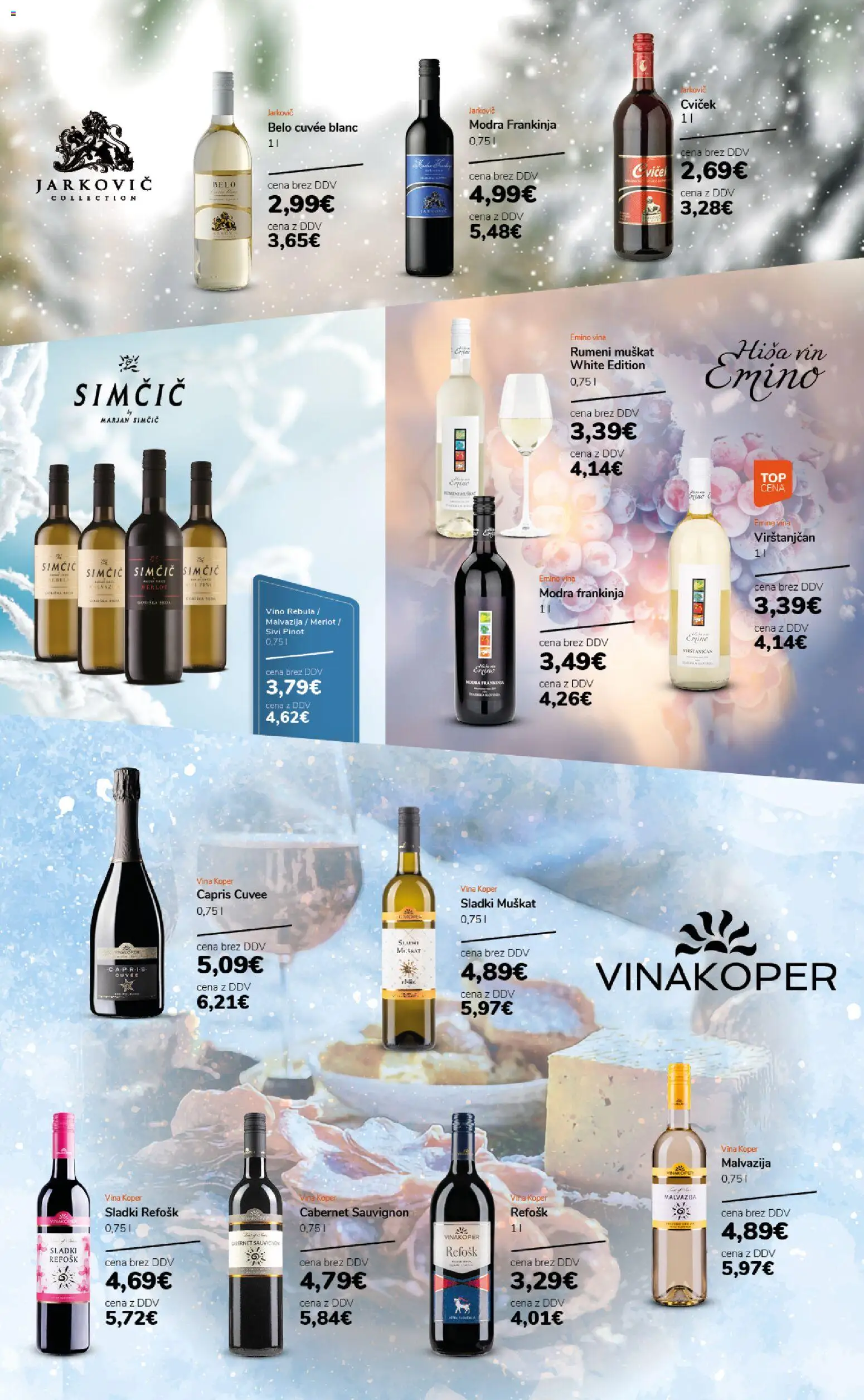 Novi Ahac katalog ponudbe – veljaven od 01.01.2026 | Stran: 6 | Izdelki: Vino